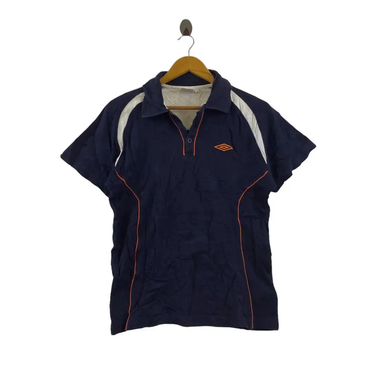 Umbro Vintage UMBRO OFFICIAL PRODUCT Blue Polo Tee Shirt Size US S / EU 44-46 / 1 - 1 Thumbnail