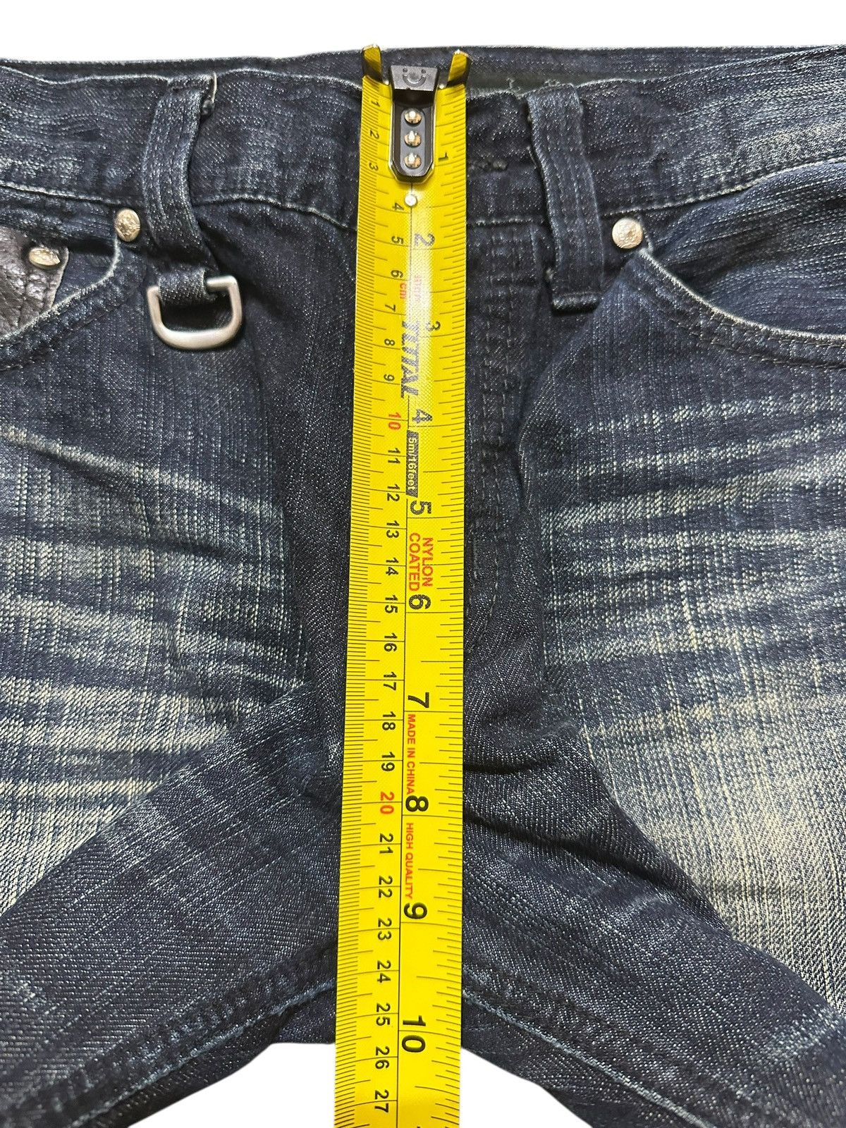 Edwin Exclusive Vintage Edwin XV Faded Wash Whisker Clawmark Style Size US 31 - 14 Thumbnail