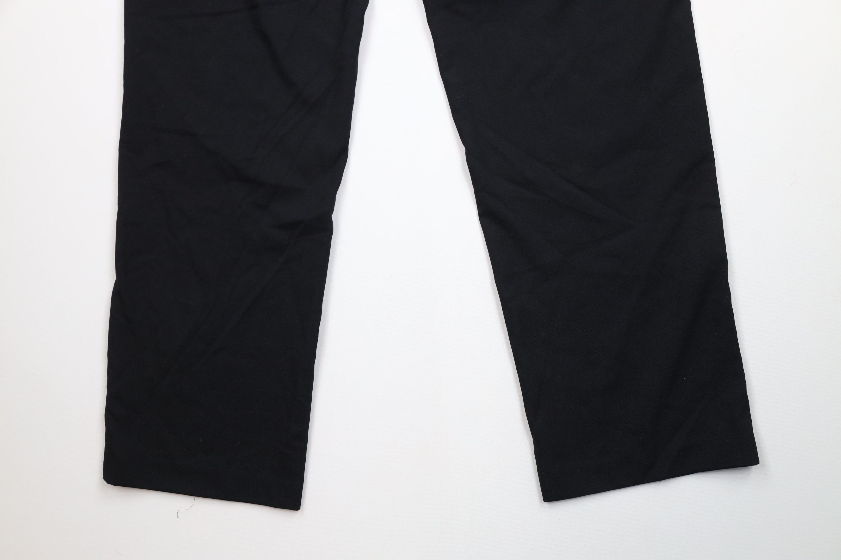 Gap × Vintage Vintage 90s Y2K Gap Blend Stretch Wide Leg Chino Pants Black Size US 36 / EU 52 - 13 Thumbnail