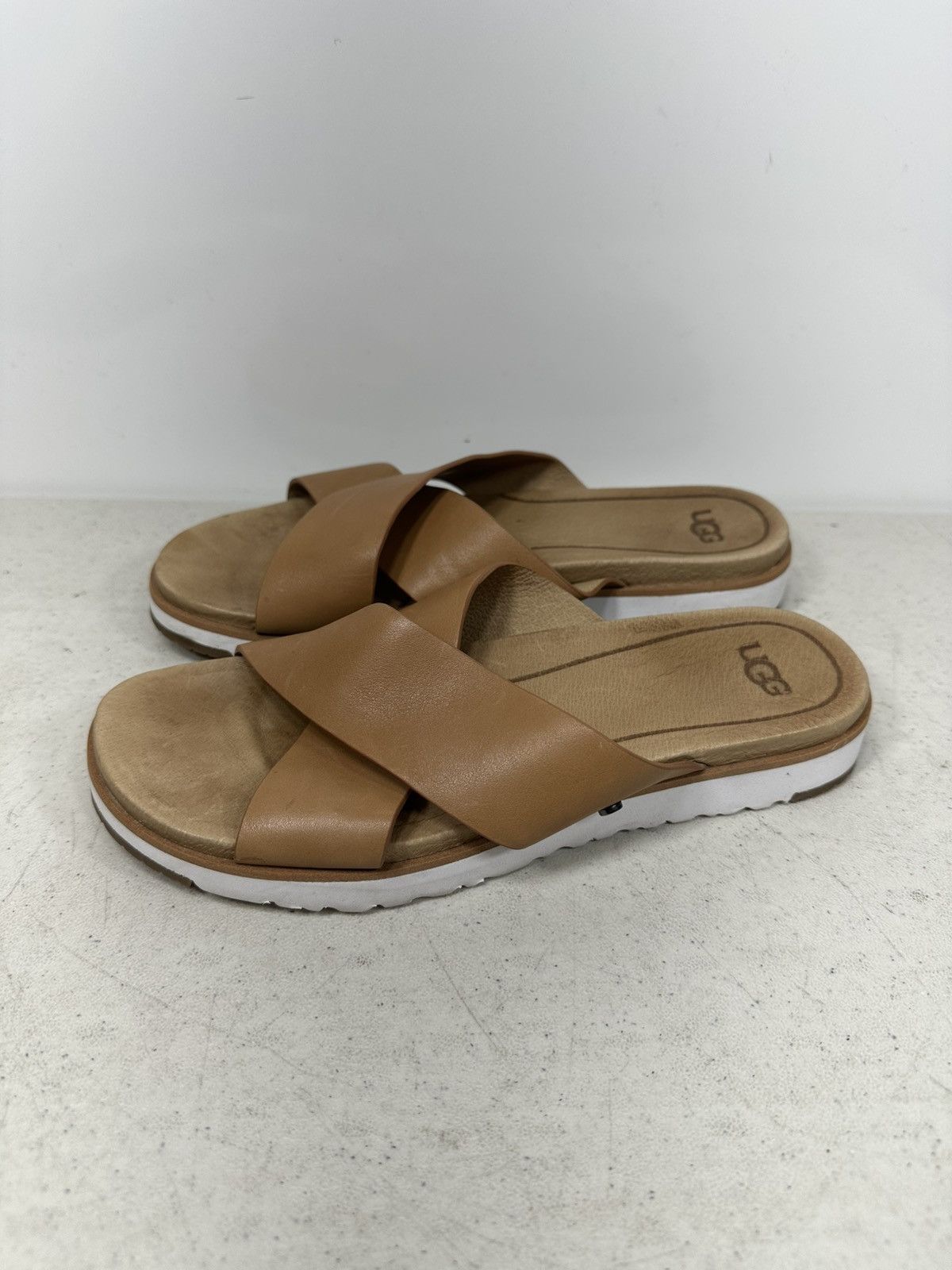 Ugg UGG Ugg Kari Flip Flops Criss Cross Leather upper Size US 7 / IT 37 - 4 Thumbnail