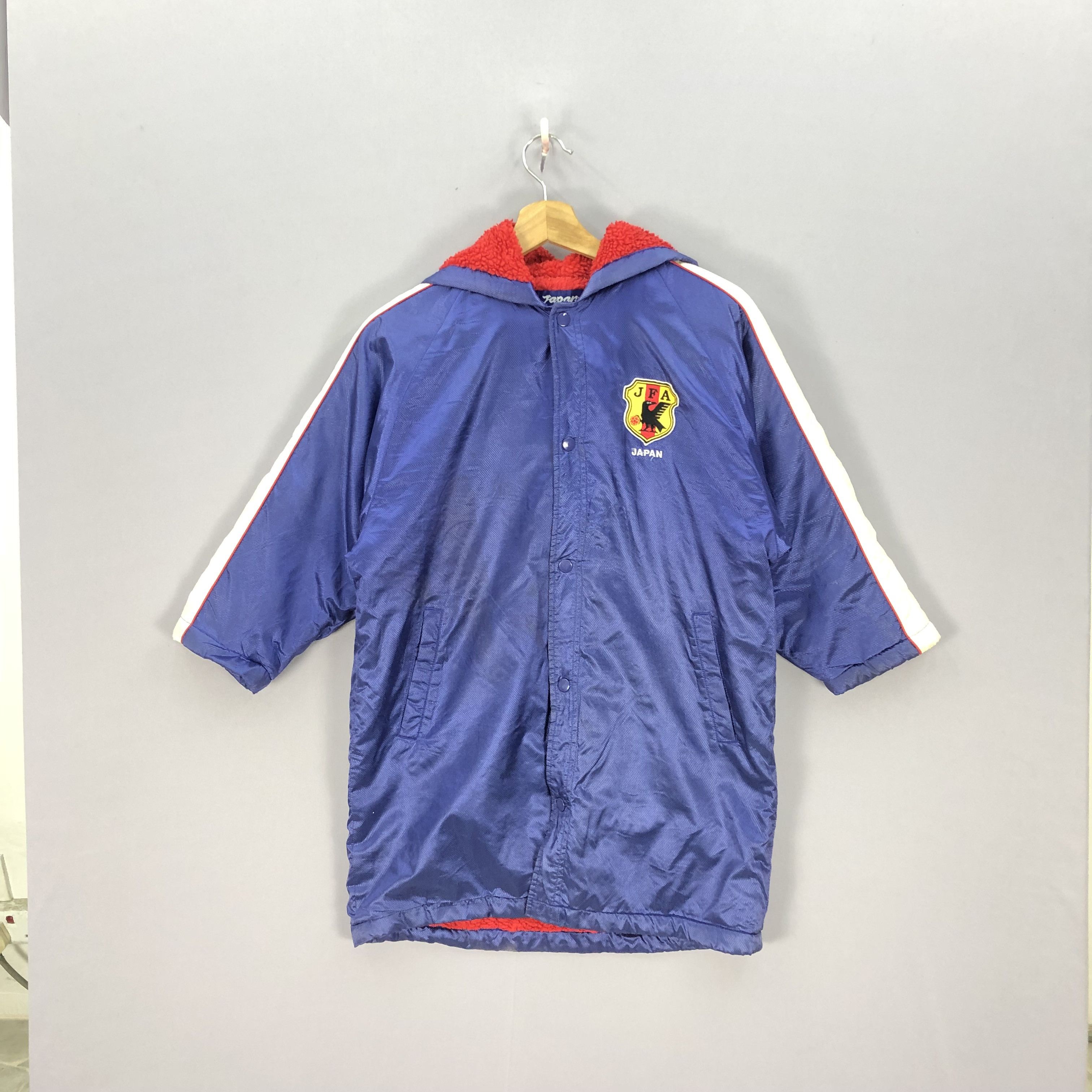 Japanese Brand × Vintage Vintage 90s Japan Football Association JFA Coach Long Jacket Size US S / EU 44-46 / 1 - 1 Thumbnail