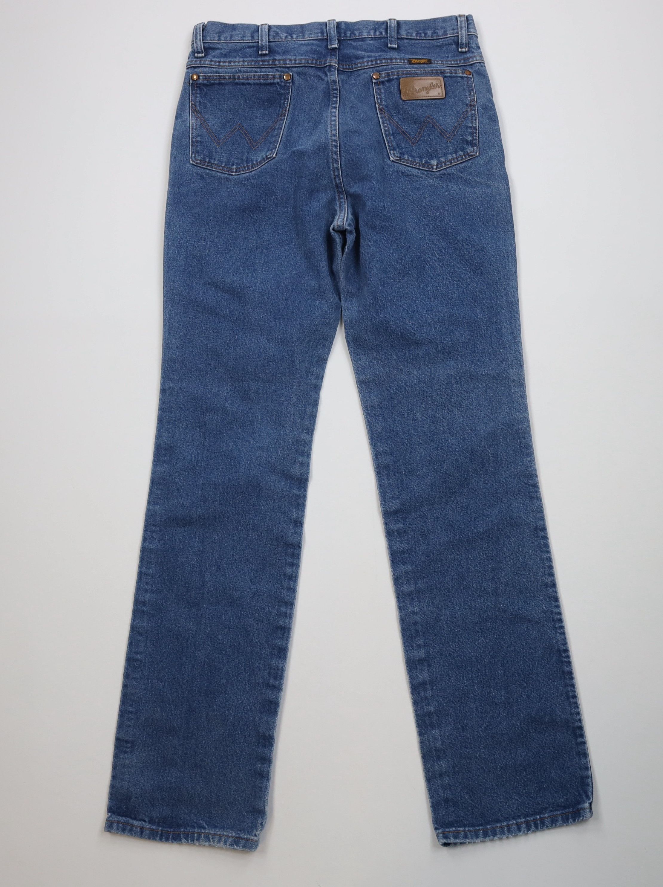 Wrangler Vintage 90s Wrangler Straight Leg Western Denim Jeans Blue Size US 34 / EU 50 - 9 Thumbnail