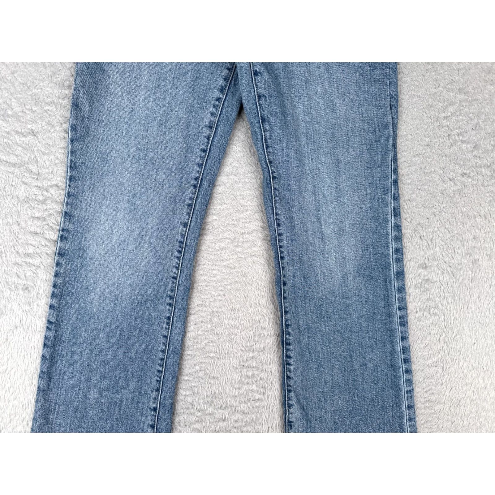 Vintage SO Jeans Juniors Blue Denim High Rise Bootcut 24x31 Distressed Stretch 90s Cowboy Southwestern 5-Pocket Womens Jeans Size 25" / US 0 / IT 36 - 3 Thumbnail