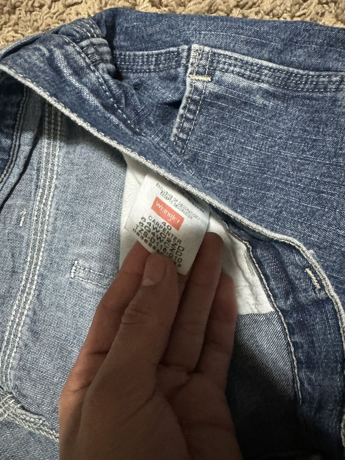 Vintage × Wrangler baggy jorts Size US 40 / EU 56 - 2 Thumbnail