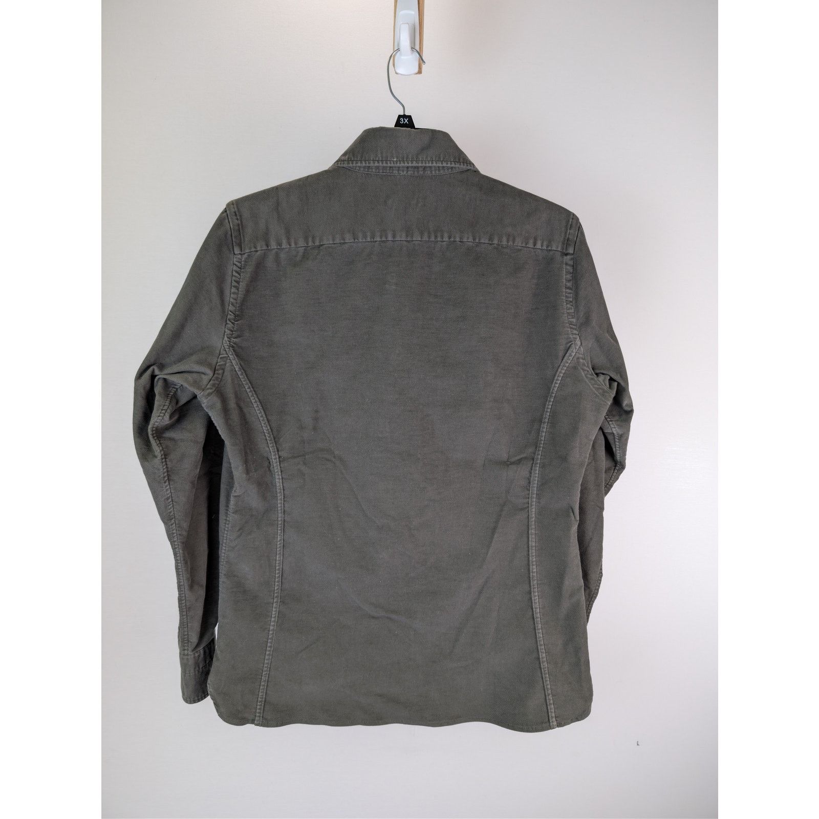 Tom Ford o1rshd1 CC20 Corduroy Western Button up Shirt in Grey Size US M / EU 48-50 / 2 - 15 Thumbnail
