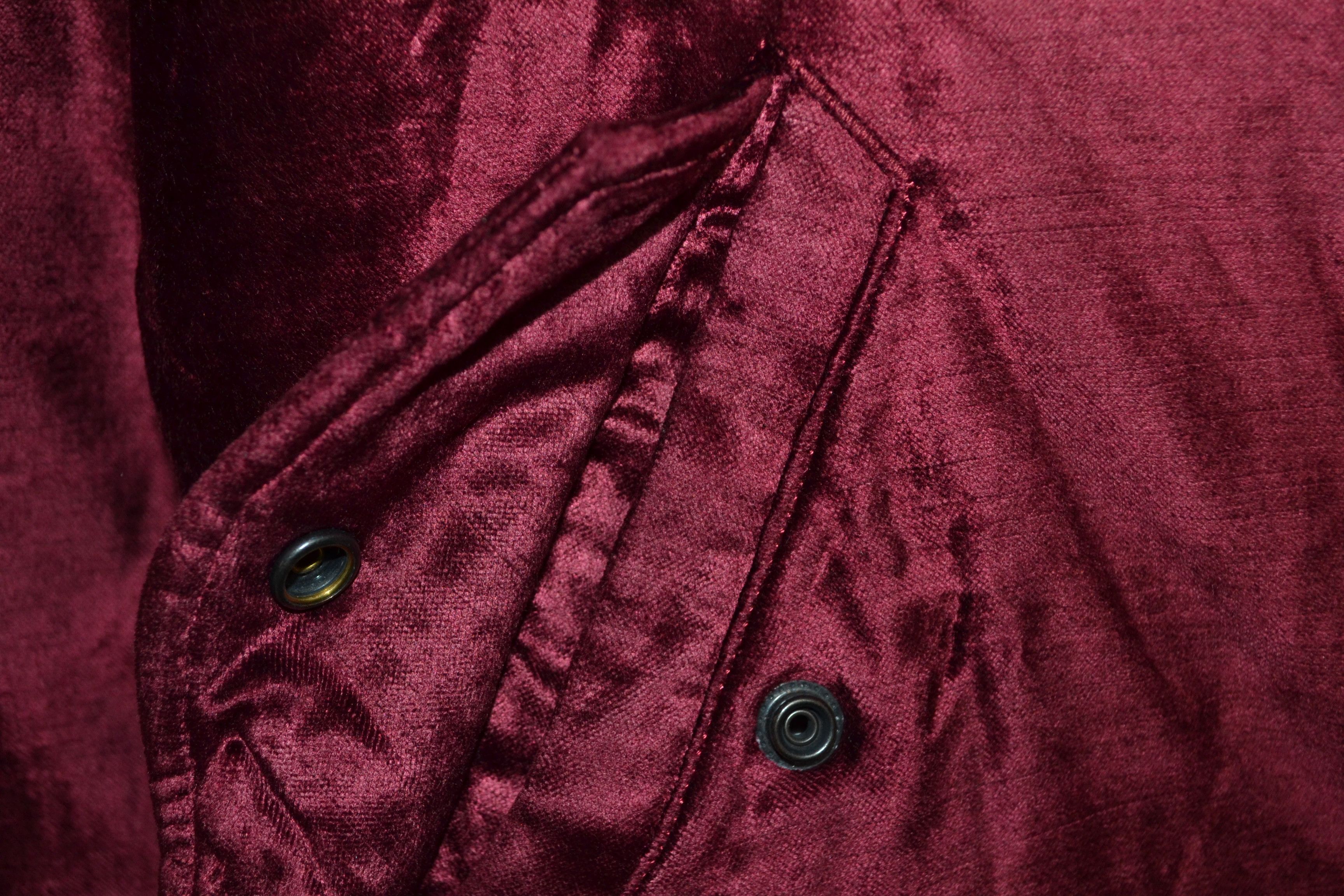 Alpha Industries Alpha Industries L Velvet Red Burgundy MA-1 Bomber Size US L / EU 52-54 / 3 - 9 Thumbnail