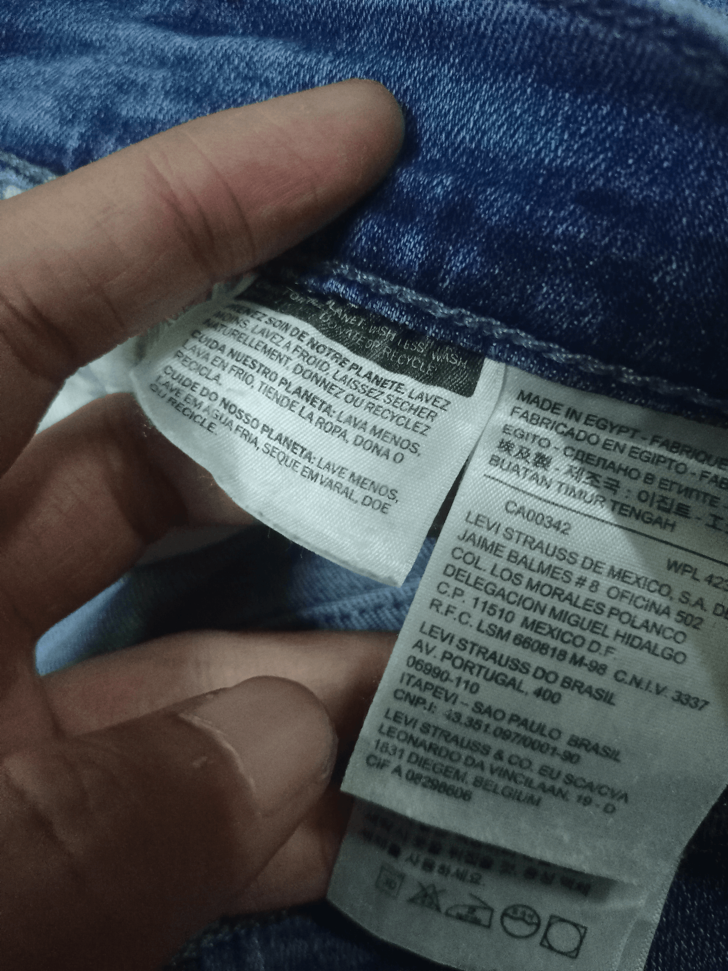Levi's Vintage Levis 513 Blue Wash American Style Jeans 30x29 Size US 30 / EU 46 - 13 Thumbnail