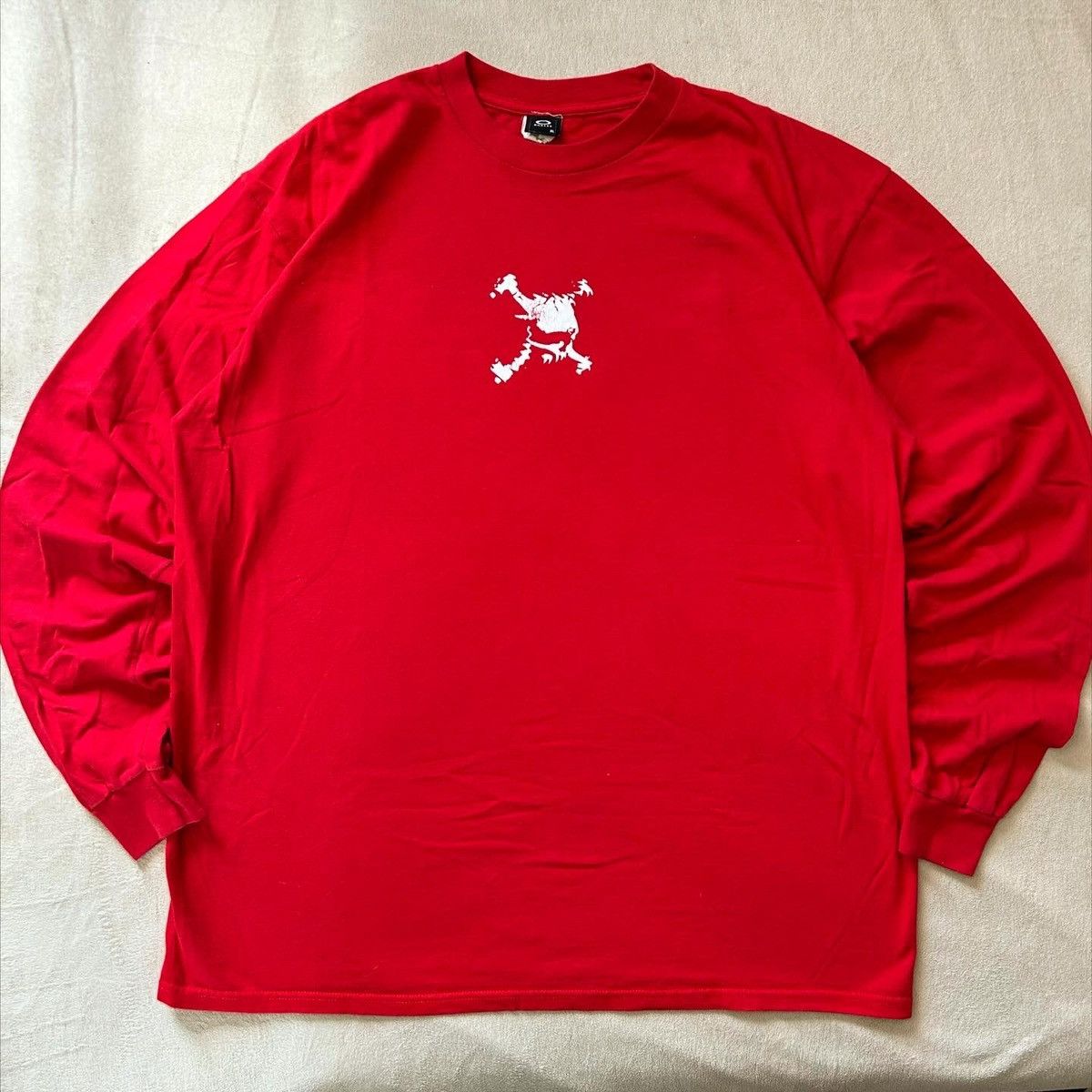 Oakley Oakley Skull Red Longsleeve Shirt Size US XL / EU 56 / 4 - 2 Thumbnail