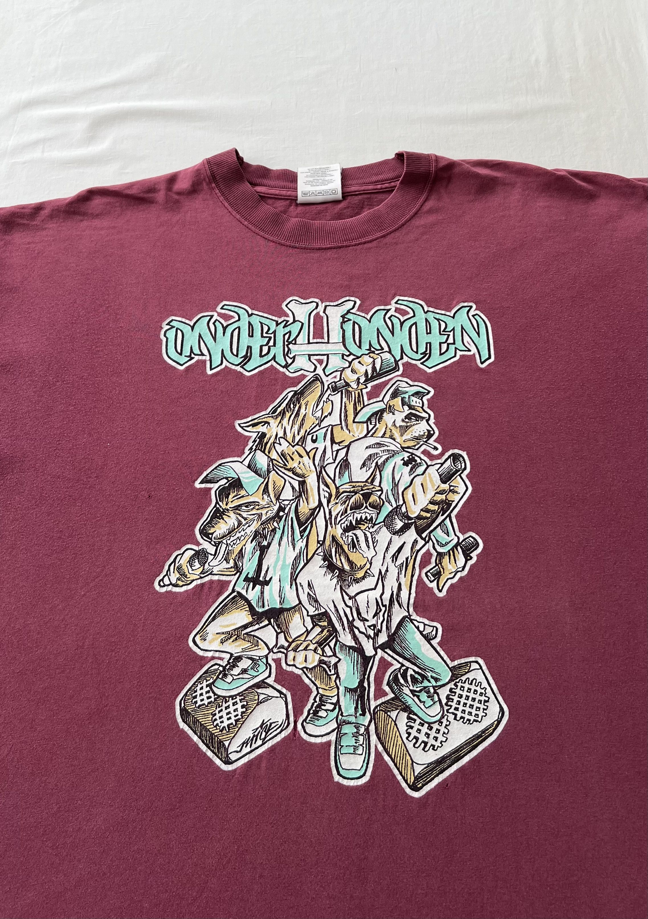 Band Tees Vintage 90s De Onderhonden Subwoefers Rap Band T-shirt Size US XL / EU 56 / 4 - 3 Thumbnail