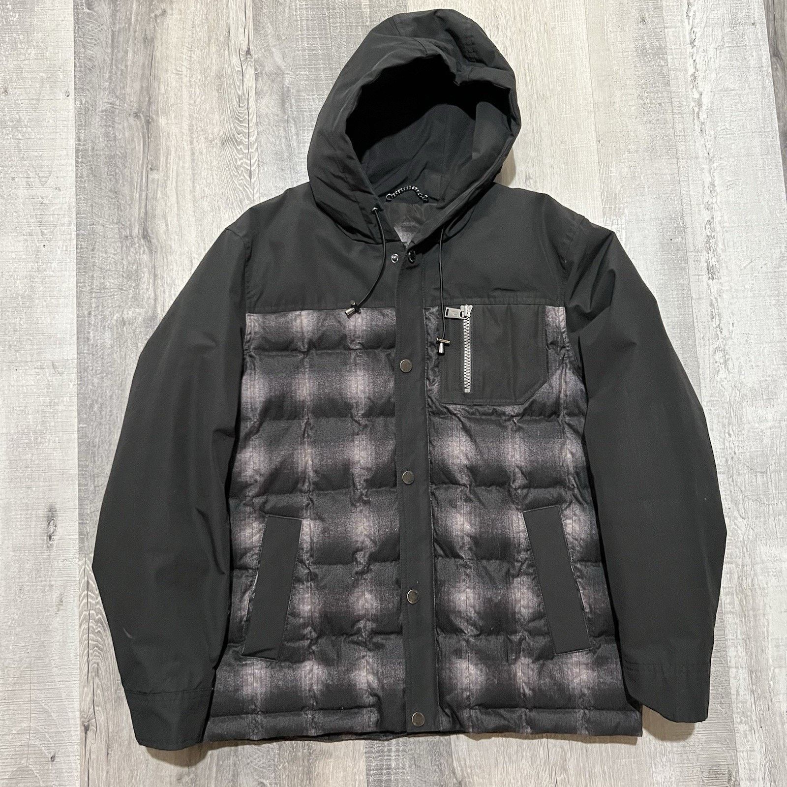Pendleton Pendleton Black Shadow Plaid Hooded Puffer Ski Snow Jacket M Size US M / EU 48-50 / 2 - 1 Thumbnail