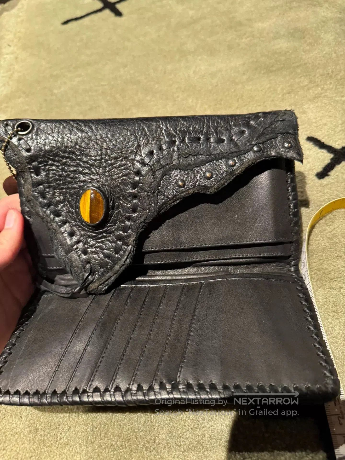 14th Addiction 14th Addiction Long Sheepskin Gem Wallet. Size ONE SIZE - 3 Thumbnail