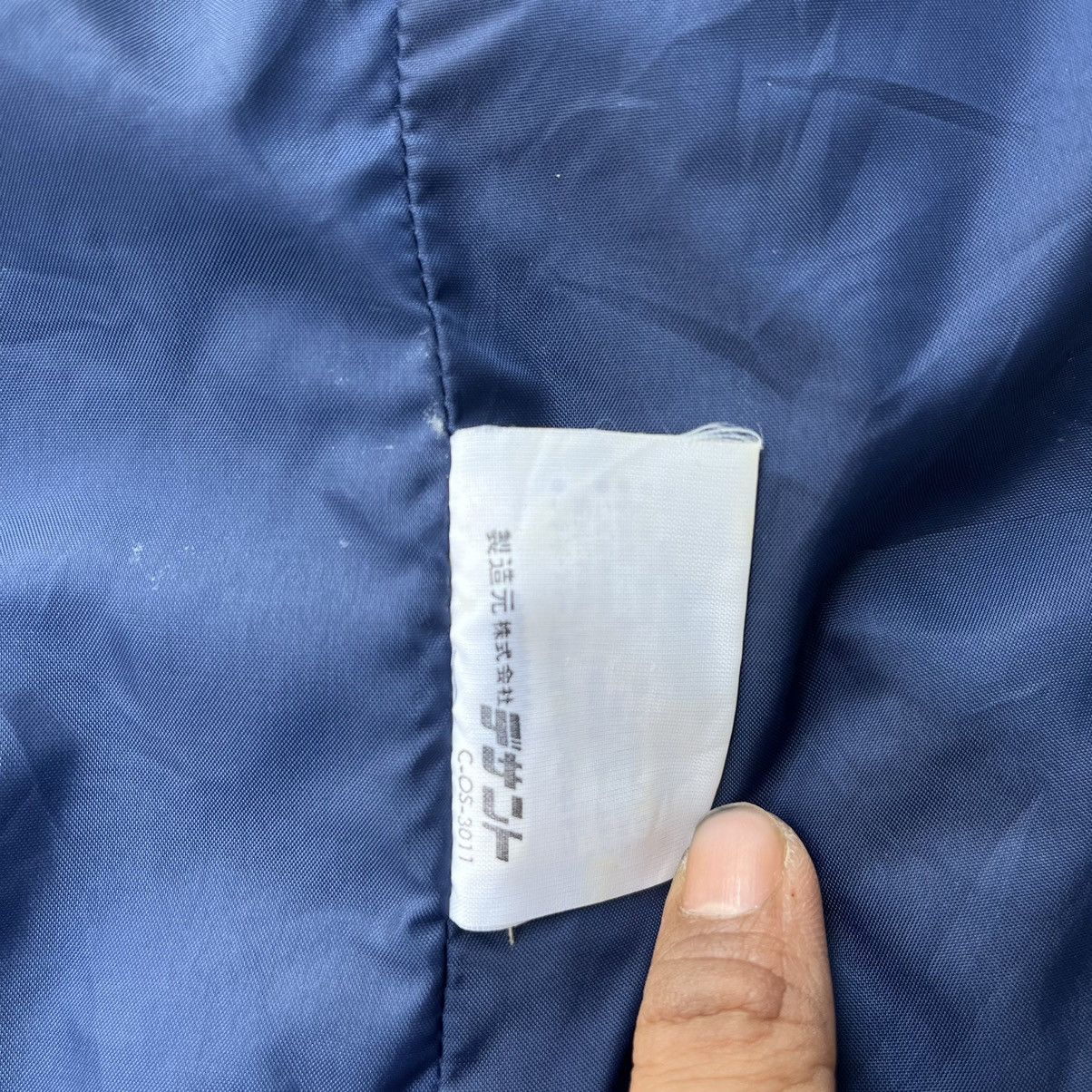 Adidas × Descente × Vintage 70s Adidas Descente 3 Striped Blue Bikers Jacket Size US M / EU 48-50 / 2 - 10 Thumbnail