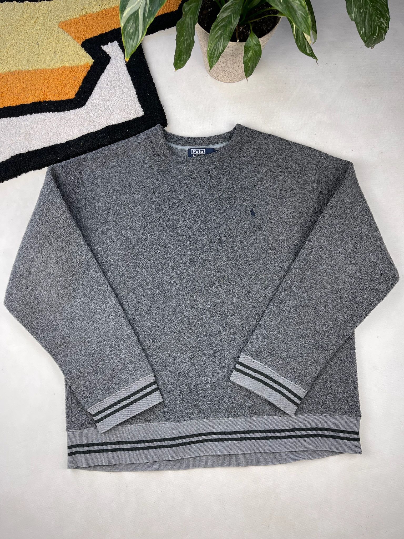 Polo Ralph Lauren Vintage Polo Sport fleece jacket bomber Size US L / EU 52-54 / 3 - 10 Thumbnail
