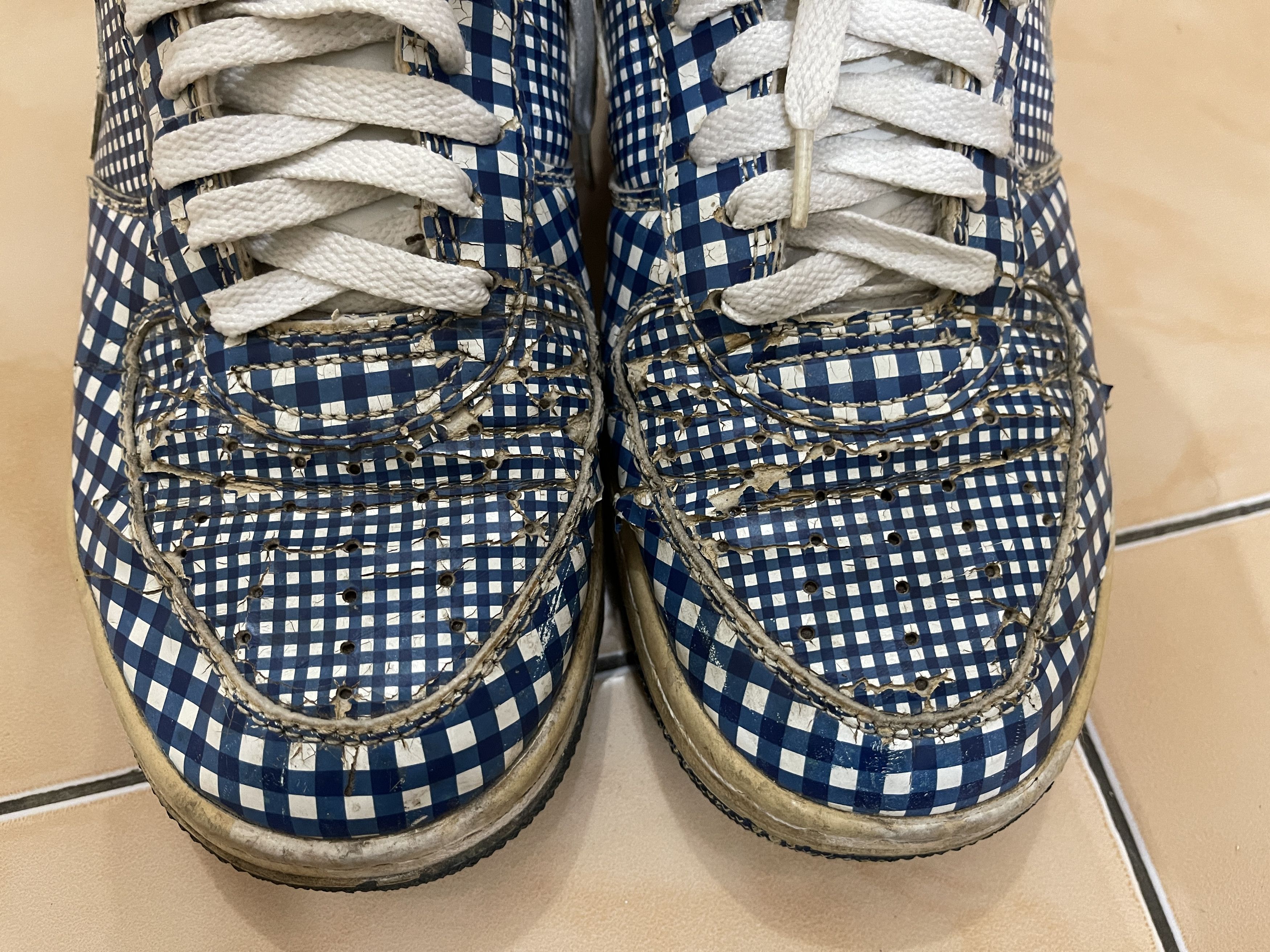 Bape Gingham Check Bapesta Size US 9.5 / EU 42-43 - 9 Thumbnail