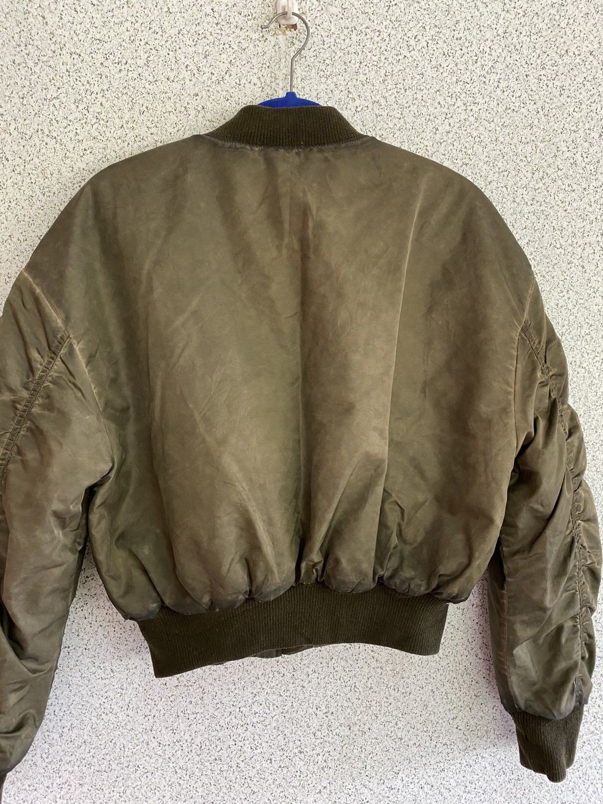 Zara ZARA Basic Military Bomber Jacket Alpha Croptop for Women Size M / US 6-8 / IT 42-44 - 16 Thumbnail