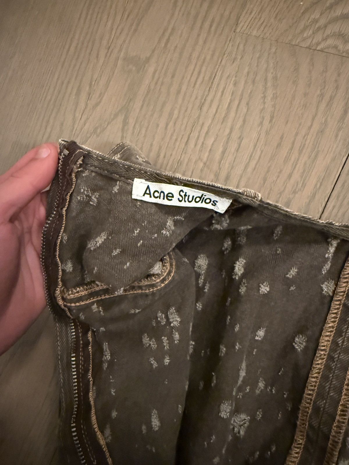 Acne Studios acne studios distressed denim dress Size S / US 4 / IT 40 - 3 Thumbnail