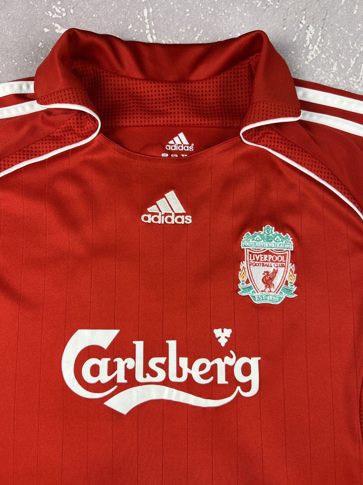 Adidas 2006-2008 Adidas Liverpool #22 Sissoko Soccer Jersey Youth M Size US XXS / EU 40 - 4 Thumbnail