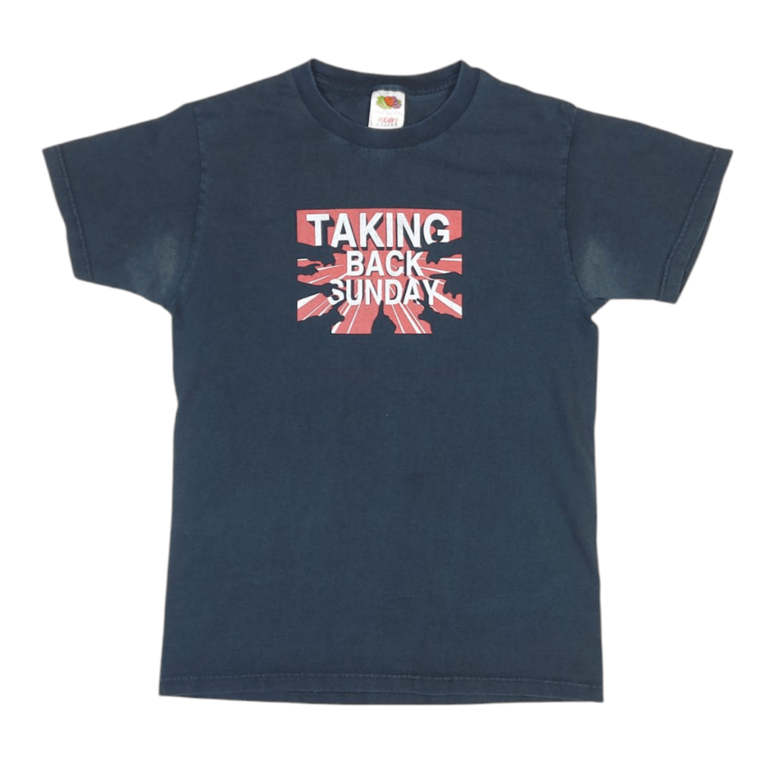 Band Tees × Vintage Vintage 90s Y2K Taking Back Sunday Made in USA TEE Size US S / EU 44-46 / 1 - 1 Thumbnail