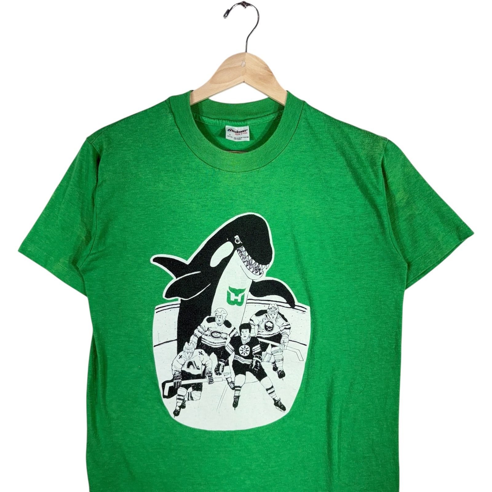Tedman Vintage Orca Hockey Tee M Size US M / EU 48-50 / 2 - 2 Thumbnail