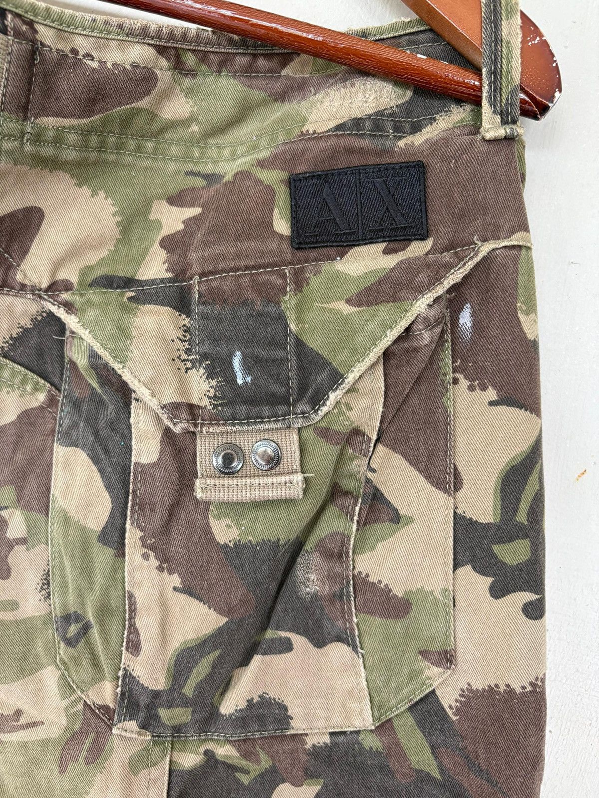 Armani Exchange Armani Exchage Short Pant Camoflage Cargo Pant Size US 31 - 6 Thumbnail