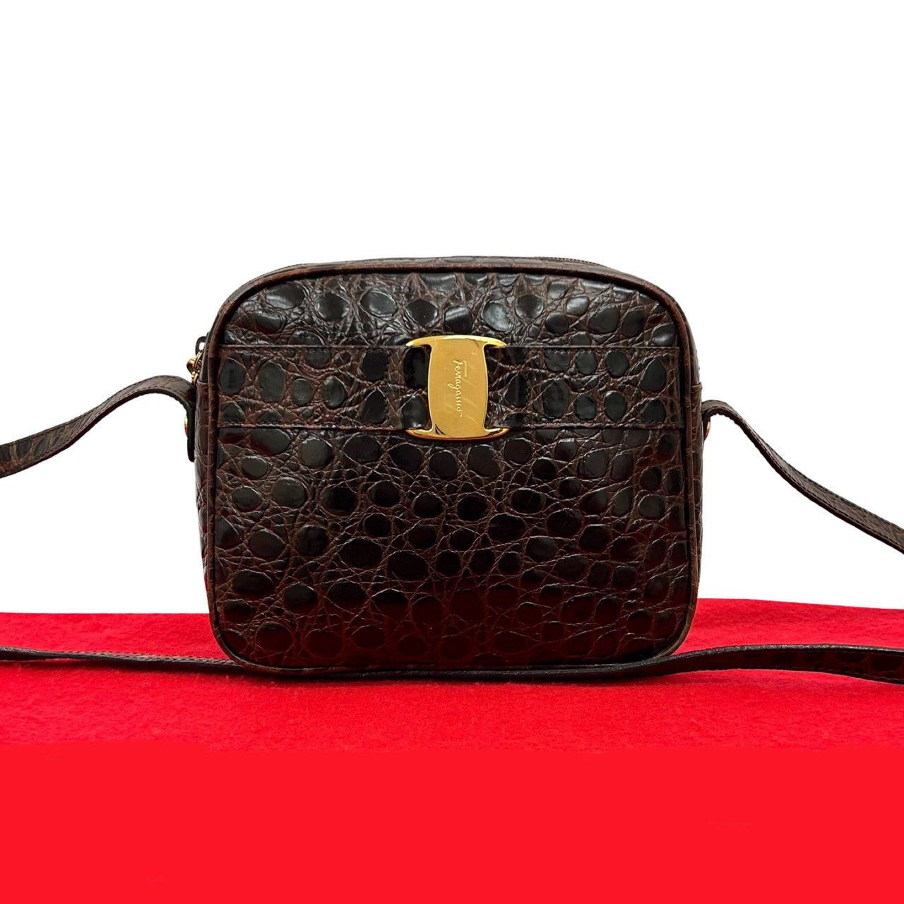 Salvatore Ferragamo Salvatore Ferragamo Salvatore Ferragamo Leather Shoulder Bag Leather Shoulder Bag DUTY FREE for USA Size ONE SIZE - 1 Thumbnail