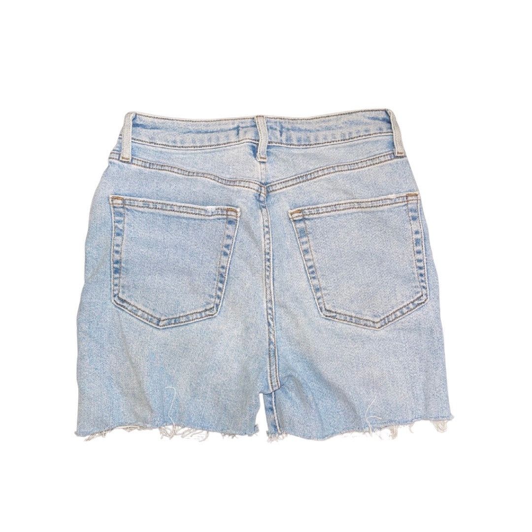Forever 21 Forever 21 Distressed Cutoff Frayed Hem Denim Shorts 26 Y2K Size 26" / US 2 / IT 38 - 2 Thumbnail