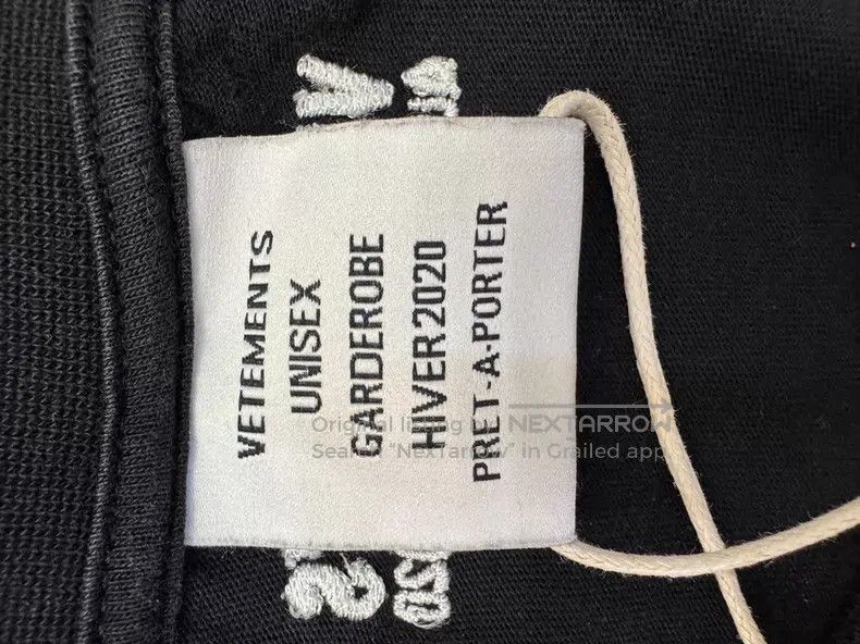 Vetements Vetements Short-Sleeve T-Shirt, Size XS, Black Size US XS / EU 42 / 0 - 3 Thumbnail