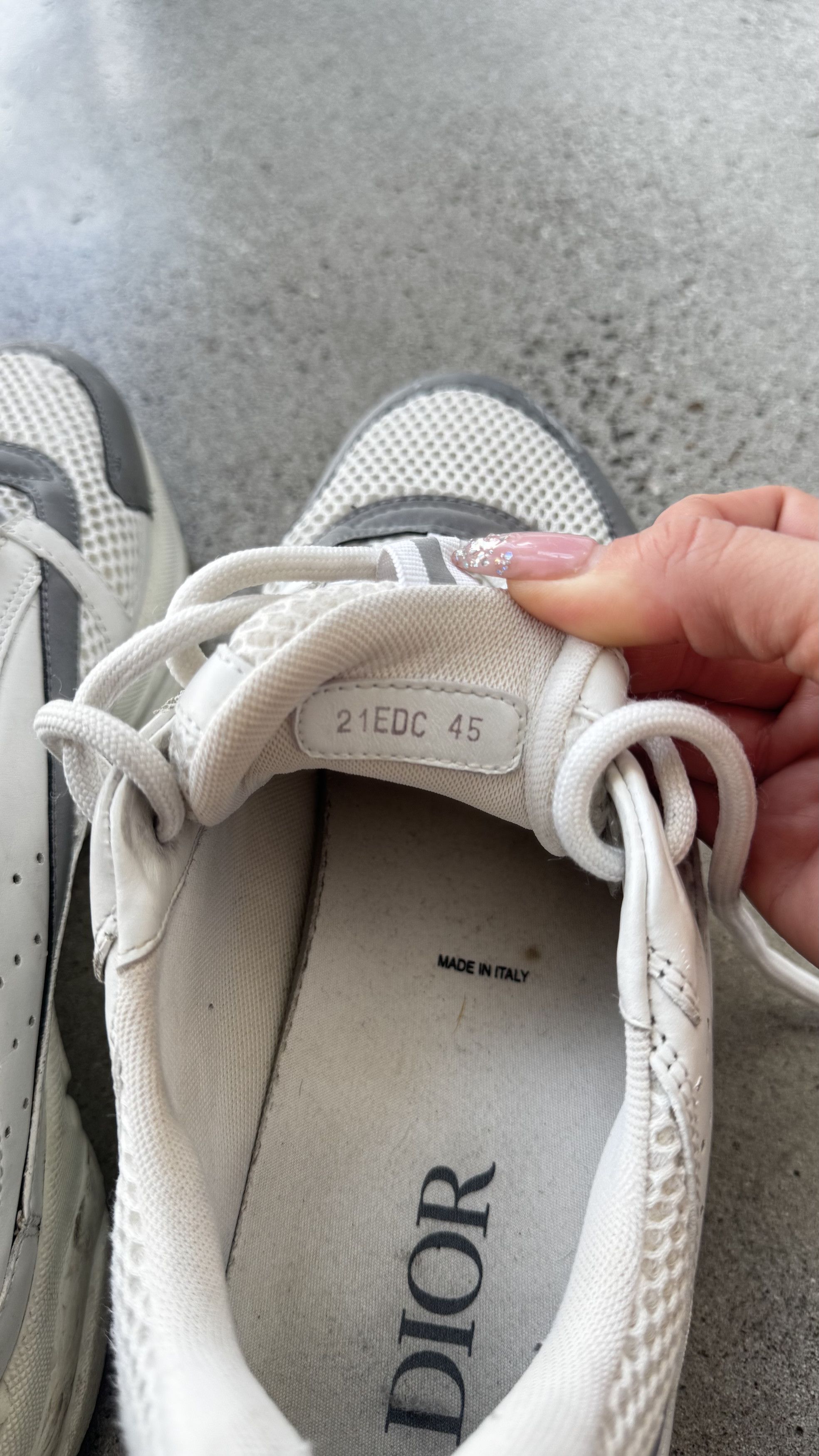 Dior Dior B22 Chunky Sneakers White Grey Size 45 Authentic Size US 12 / EU 45 - 9 Thumbnail