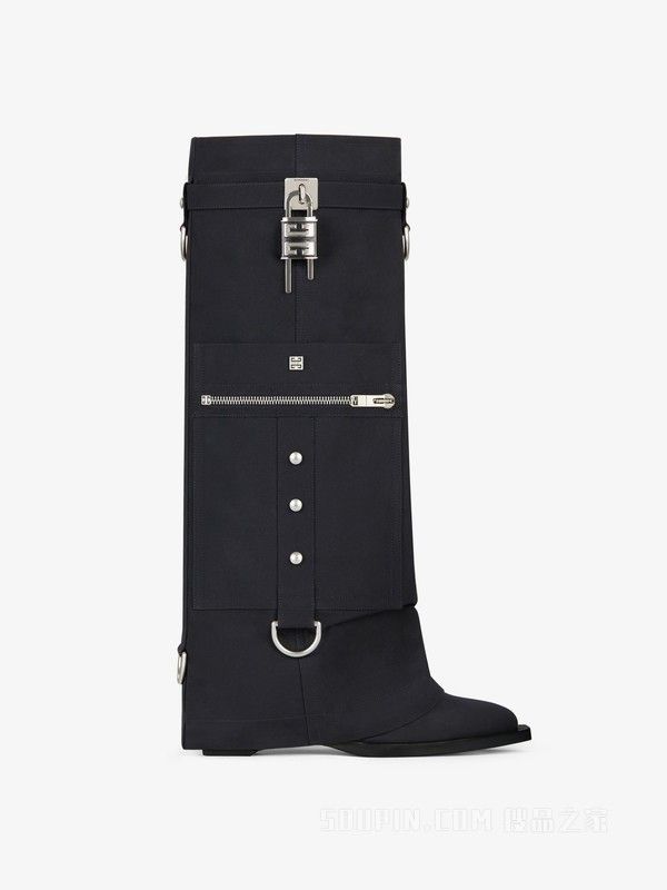 Givenchy Shark Lock Cowboy High Boots 60mm Zip Size US 12 / IT 42 - 1 Preview