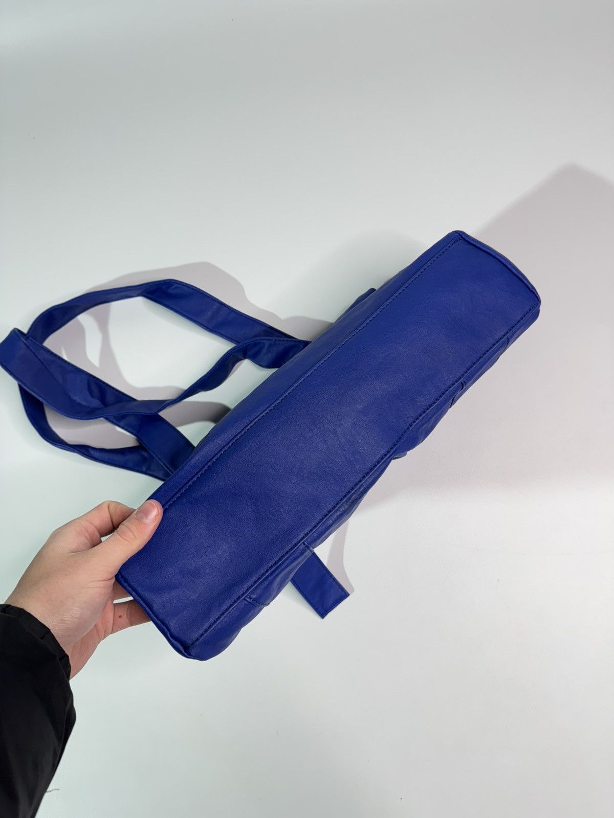 Japanese Brand Vintage blue shoulder handle bag y2k japanese swag coquette Size ONE SIZE - 4 Thumbnail