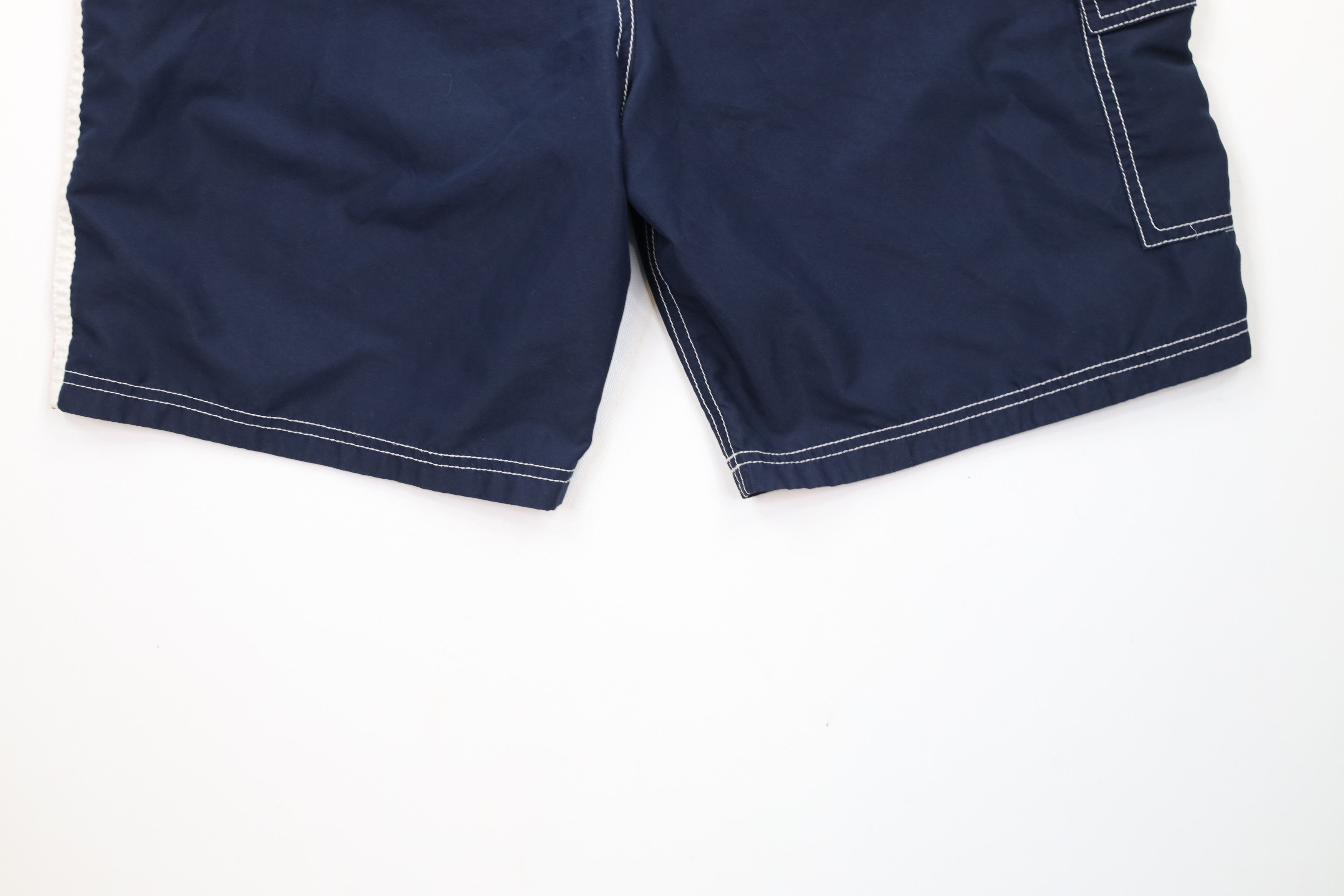 Tommy Hilfiger × Vintage Vintage Tommy Hilfiger Spell Out Lined Shorts Swim Trunks Size US 32 / EU 48 - 14 Thumbnail
