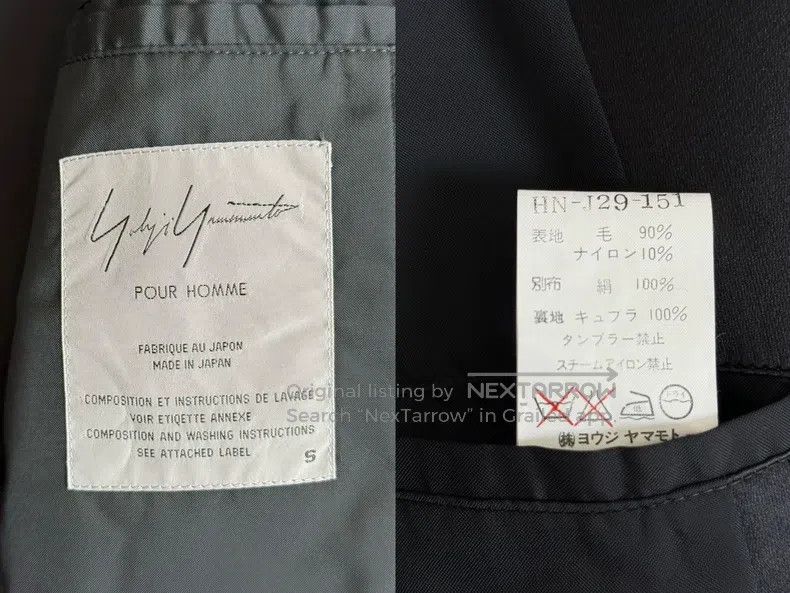 Yohji Yamamoto Yohji Yamamoto Iron Buckle Collarless Long Coat Size US S / EU 44-46 / 1 - 9 Thumbnail