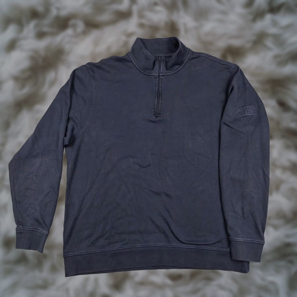 Vineyard Vines Vineyard Vines Sweatshirt Mens Large Blue 1/4 Zip Pima Cotton Pullover Mock Neck Size US L / EU 52-54 / 3 - 1 Thumbnail