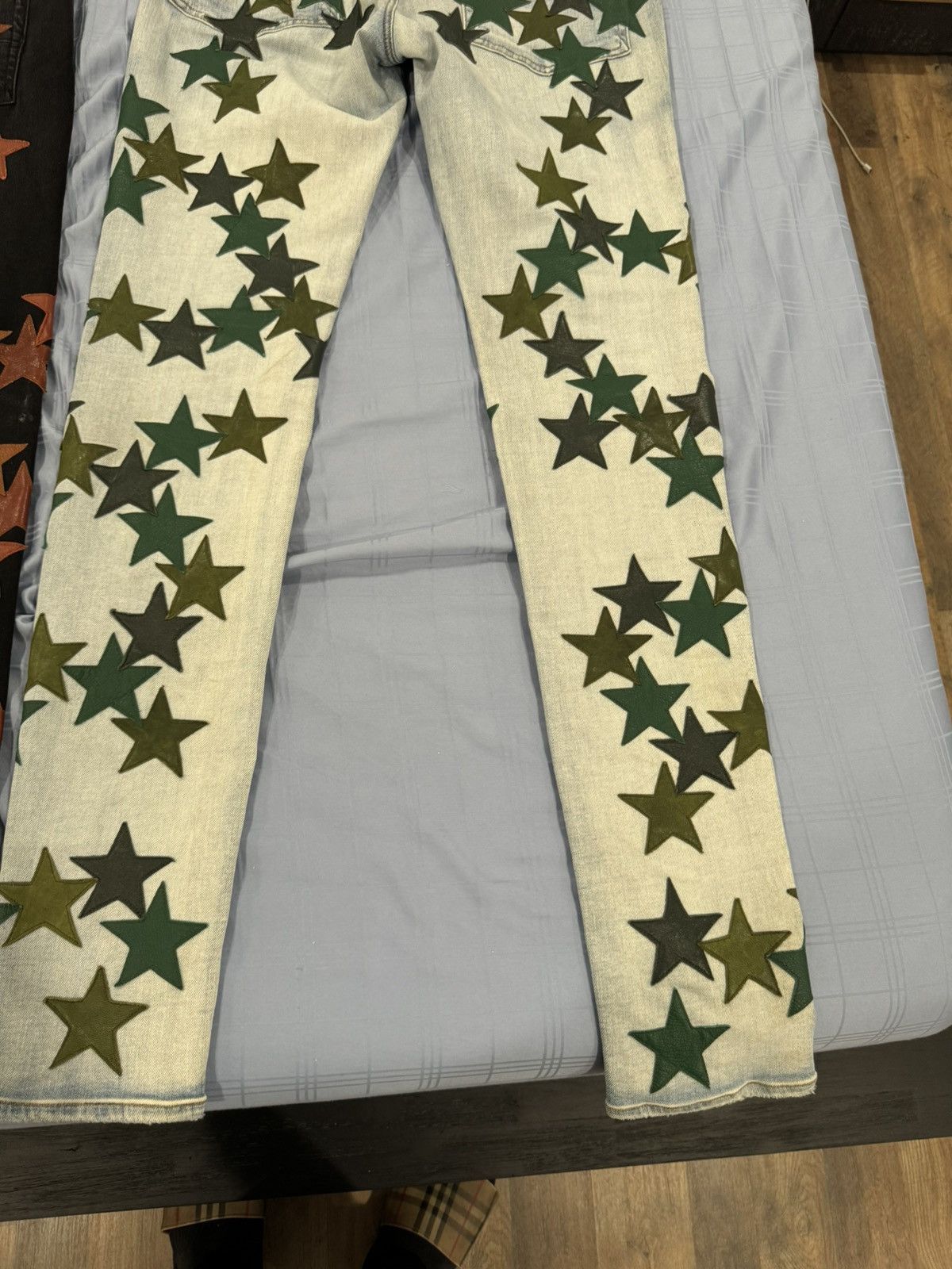 Amiri AMIRI Chemist Leather Stars Jean Size US 32 / EU 48 - 2 Thumbnail