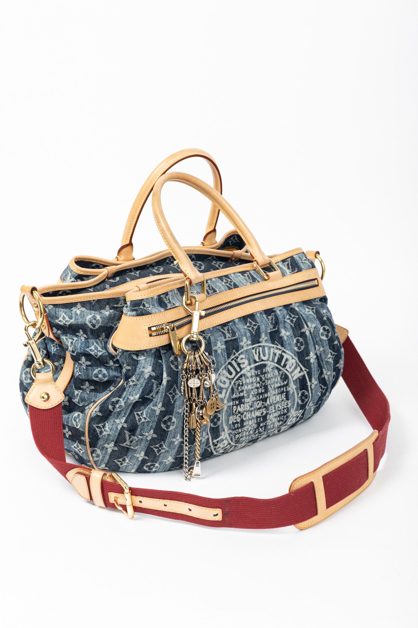 Louis Vuitton Louis Vuitton Cabas Raye GM Monogram Denim Cruise Bag Size ONE SIZE - 6 Thumbnail