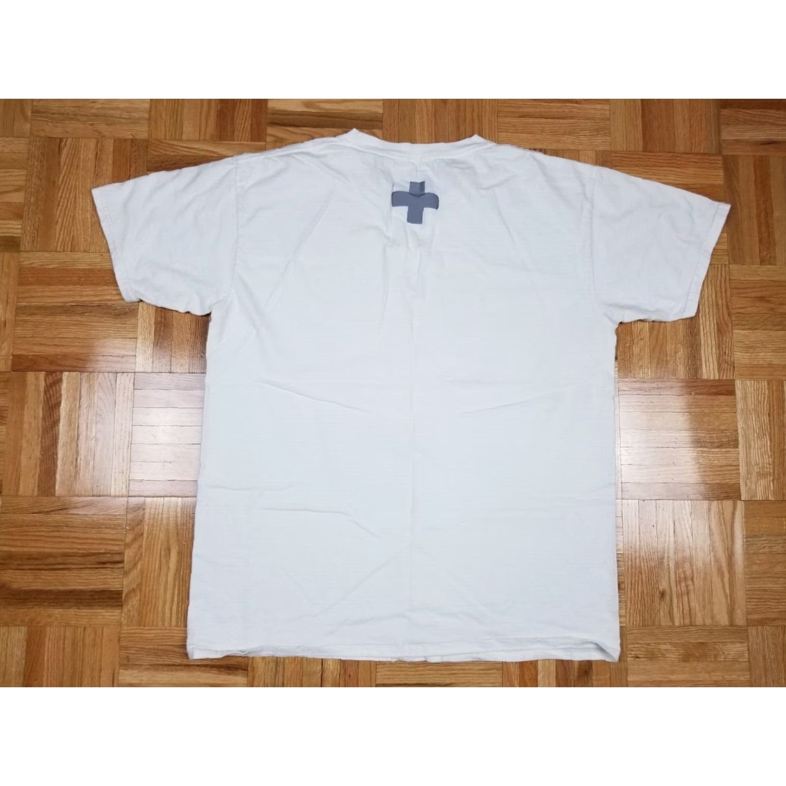 Places + Faces PLACES + FACES LOGO PRINT WHITE T-SHIRT L Large Mens Vintage Cotton Short Sleeve Round Neck Logo Print Size US L / EU 52-54 / 3 - 3 Thumbnail