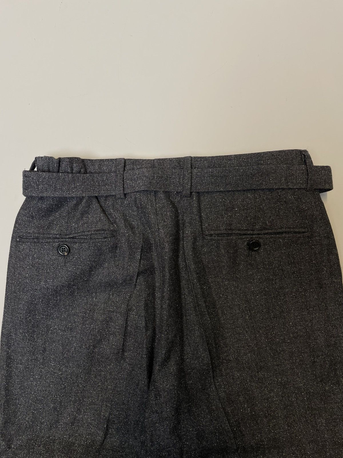 Yves Saint Laurent YSL Rive Gauche by Tom Ford Belted Wide Leg Pants Size US 30 / EU 46 - 4 Thumbnail