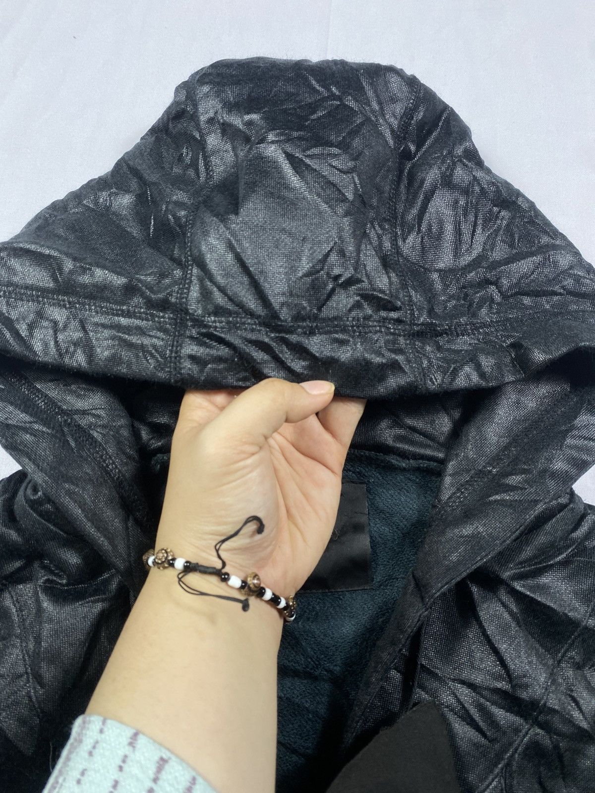 14th Addiction × KMRii × Yasuyuki Ishii Japanese Waxed Zip Hoodie LGB Style Size US S / EU 44-46 / 1 - 5 Thumbnail