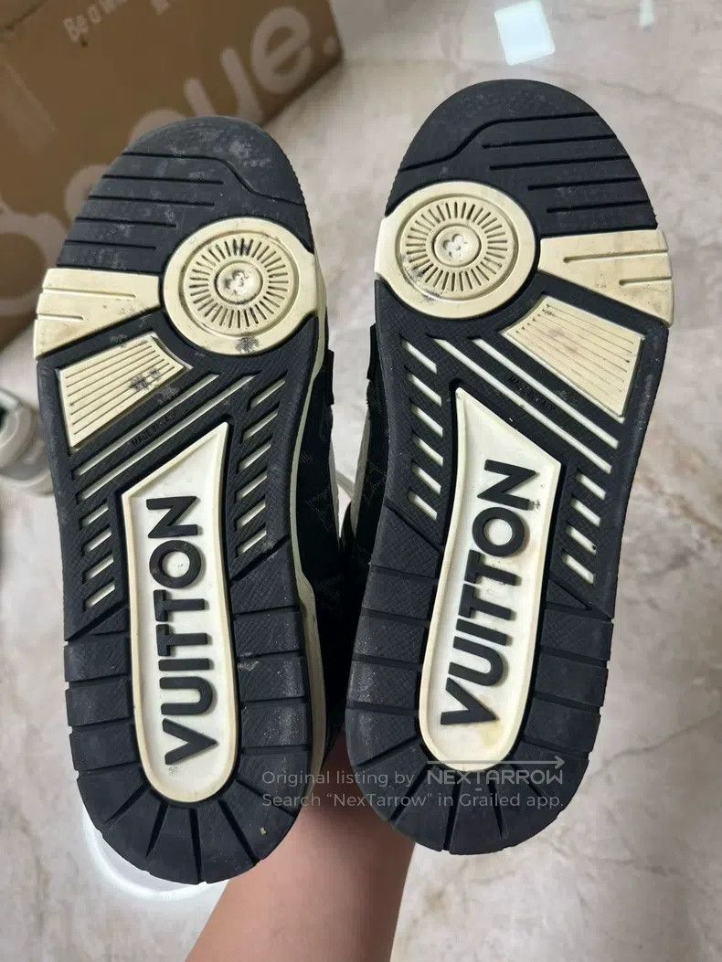 Louis Vuitton Louis Vuitton Black and white panda trainer shoes Size US 7.5 / EU 40-41 - 4 Thumbnail