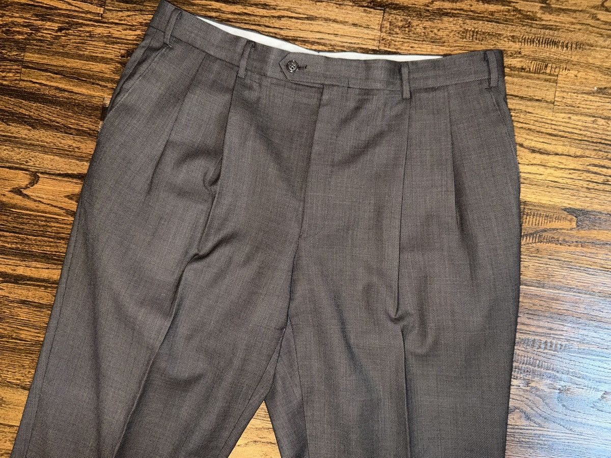 Turnbury Turnbury Vintage Pleated Trouser Dress Pant 38x30 Grey Size US 38 / EU 54 - 2 Thumbnail