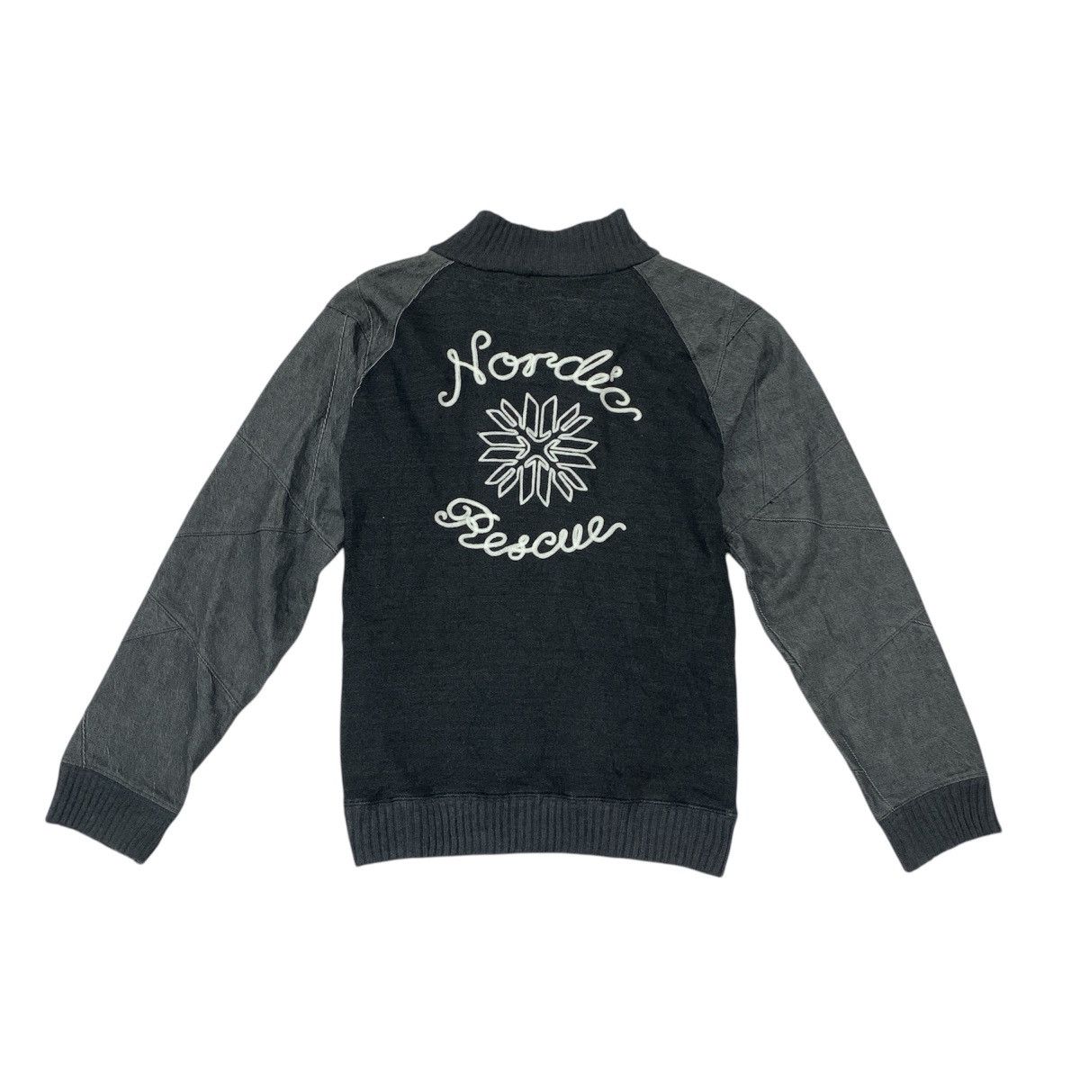 ABAHOUSE Abahouse Nordic Rescue Patchworks Denim Zipper Jacket Size US M / EU 48-50 / 2 - 1 Thumbnail