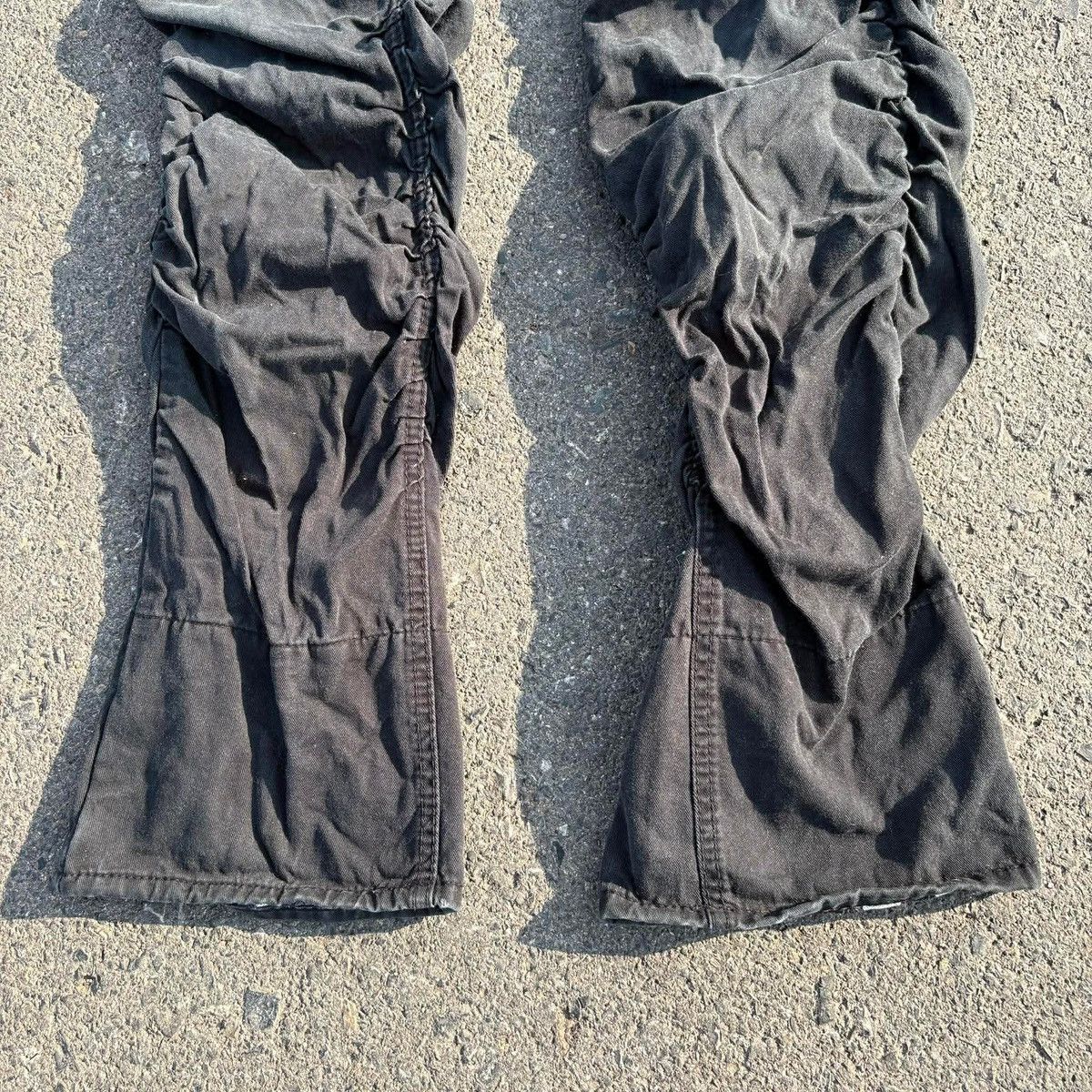 Japanese Brand Japanese Archive Corduroy Ruched Flared Pants Size US 28 / EU 44 - 8 Thumbnail