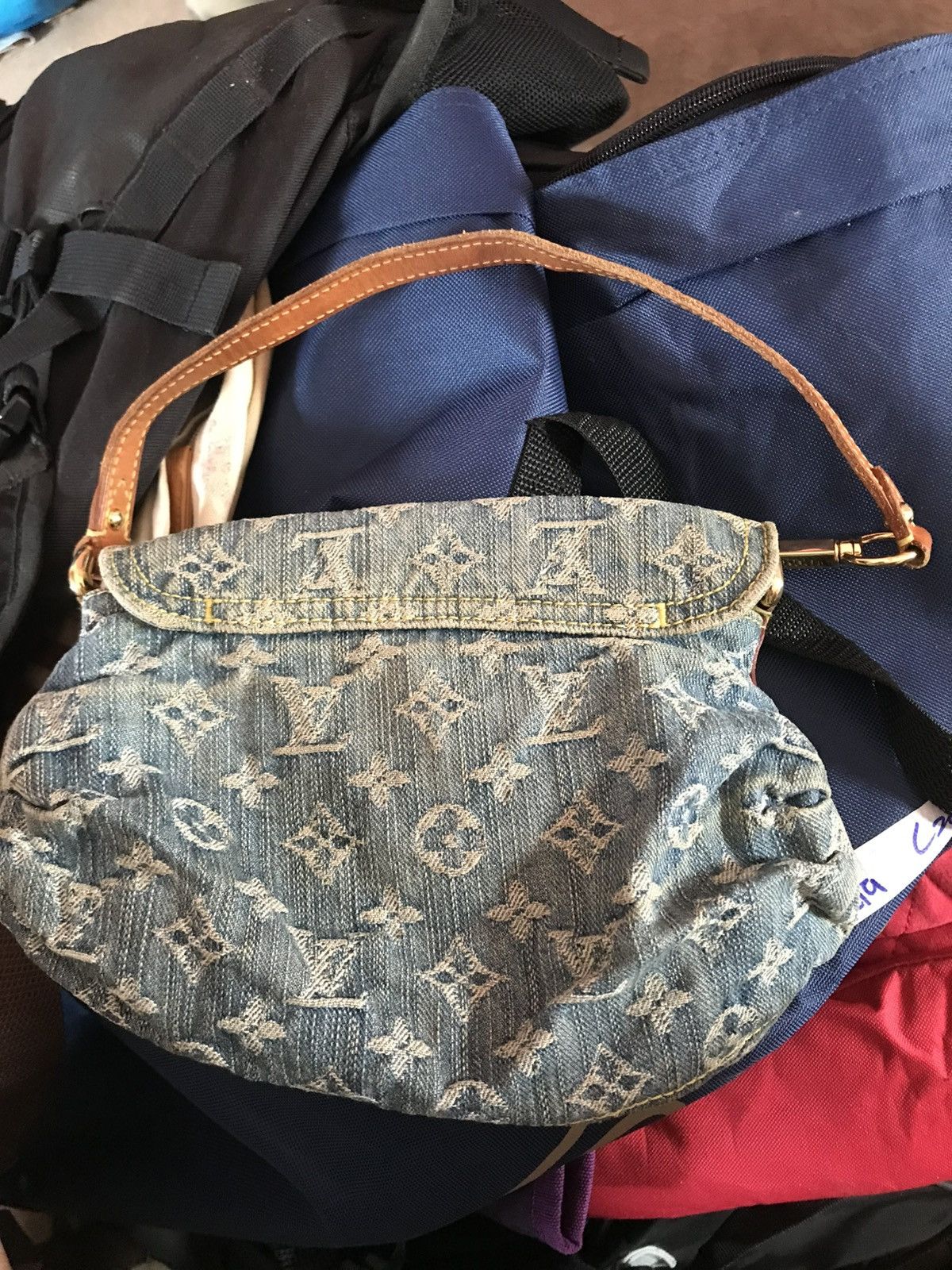 Louis Vuitton Vintage Denim Louis Vuitton Size ONE SIZE - 2 Thumbnail