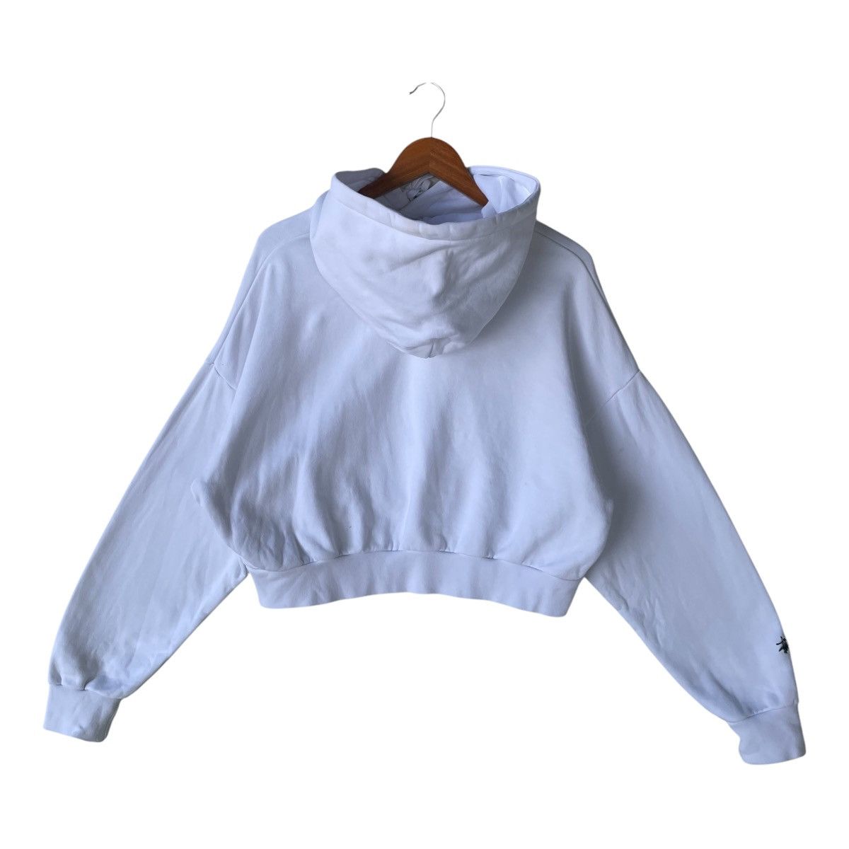 Stussy × Vintage Stussy Crop Top Hoodie Size L / US 10 / IT 46 - 6 Thumbnail