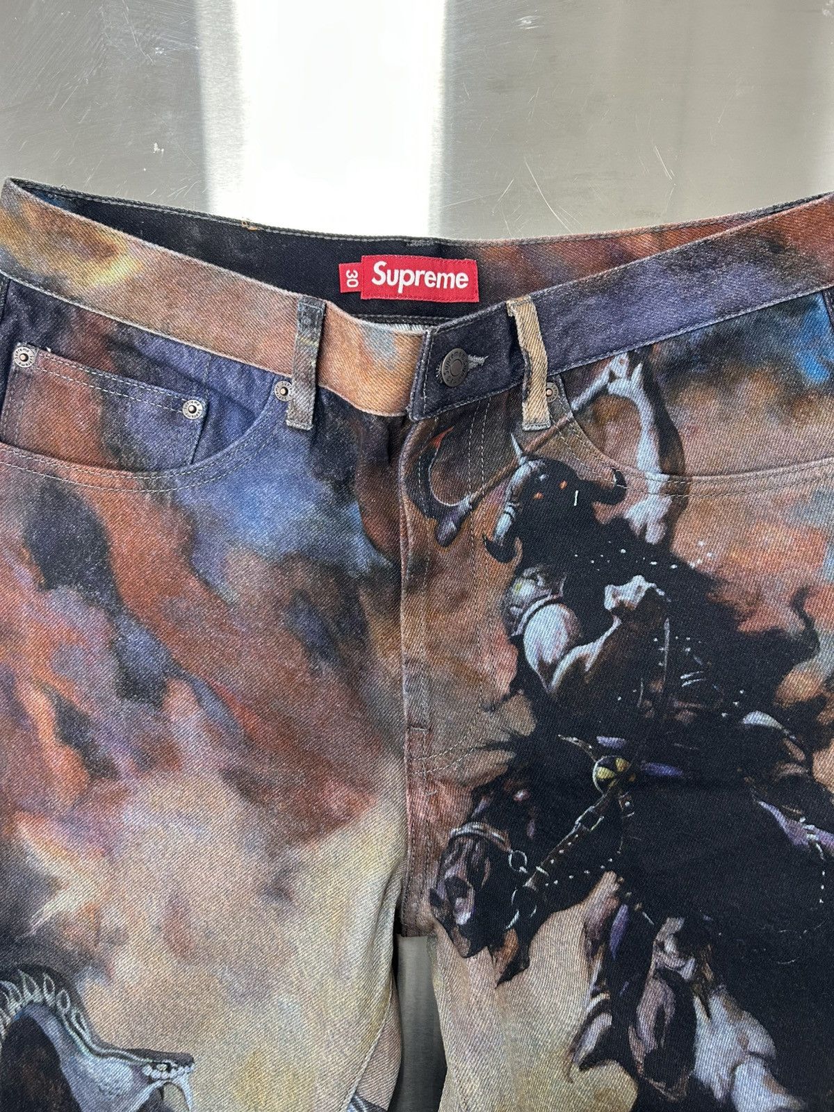 Supreme Supreme FRAZETTA loose fit jeans Size US 30 / EU 46 - 4 Thumbnail