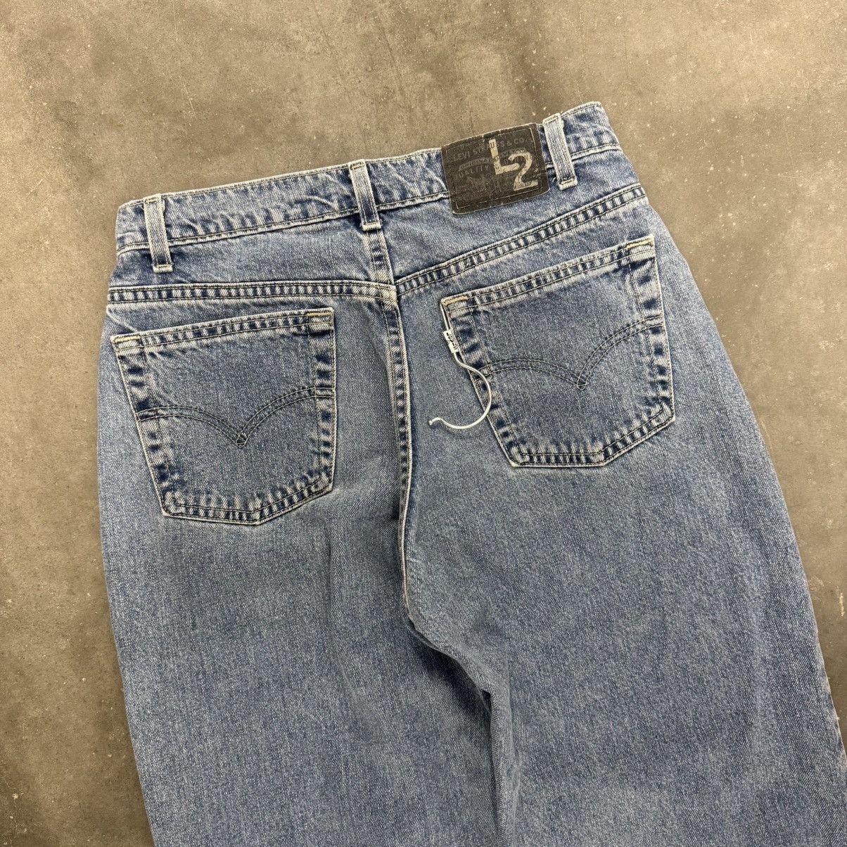 JNCO × Levi's × Vintage Vintage Y2K Levi's SilverTab Baggy Jeans Skater Wide Leg Size US 29 - 1 Thumbnail