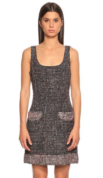 Dolce & Gabbana Dolce&Gabbana tweed mini dress lace up back size S Size S / US 4 / IT 40 - 2 Thumbnail