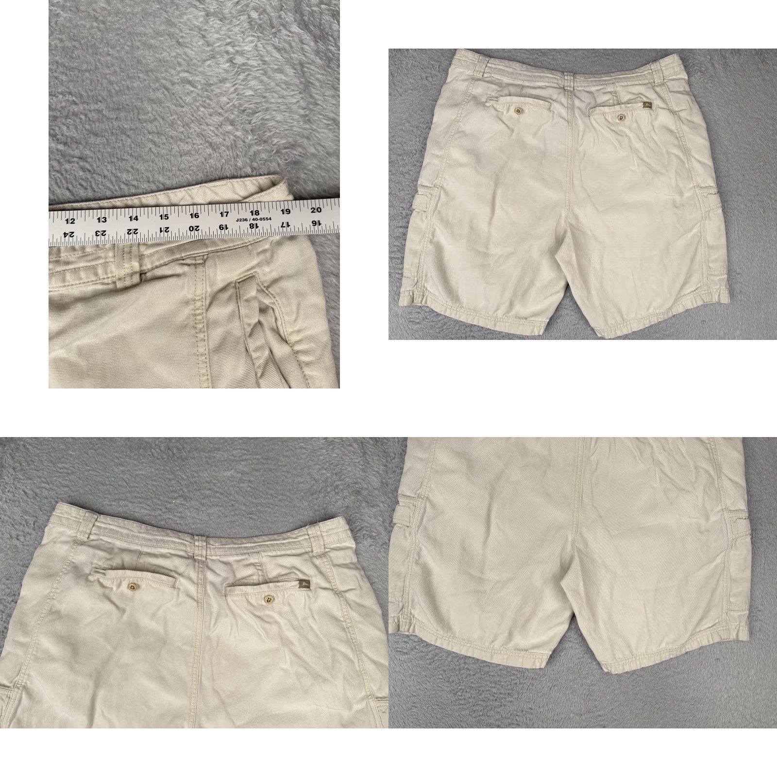 Tommy Bahama Tommy Bahama Shorts Men 40 Khaki Relax Cargo Pockets Zip Fly Tencel Blend Casual Size US 40 / EU 56 - 9 Thumbnail