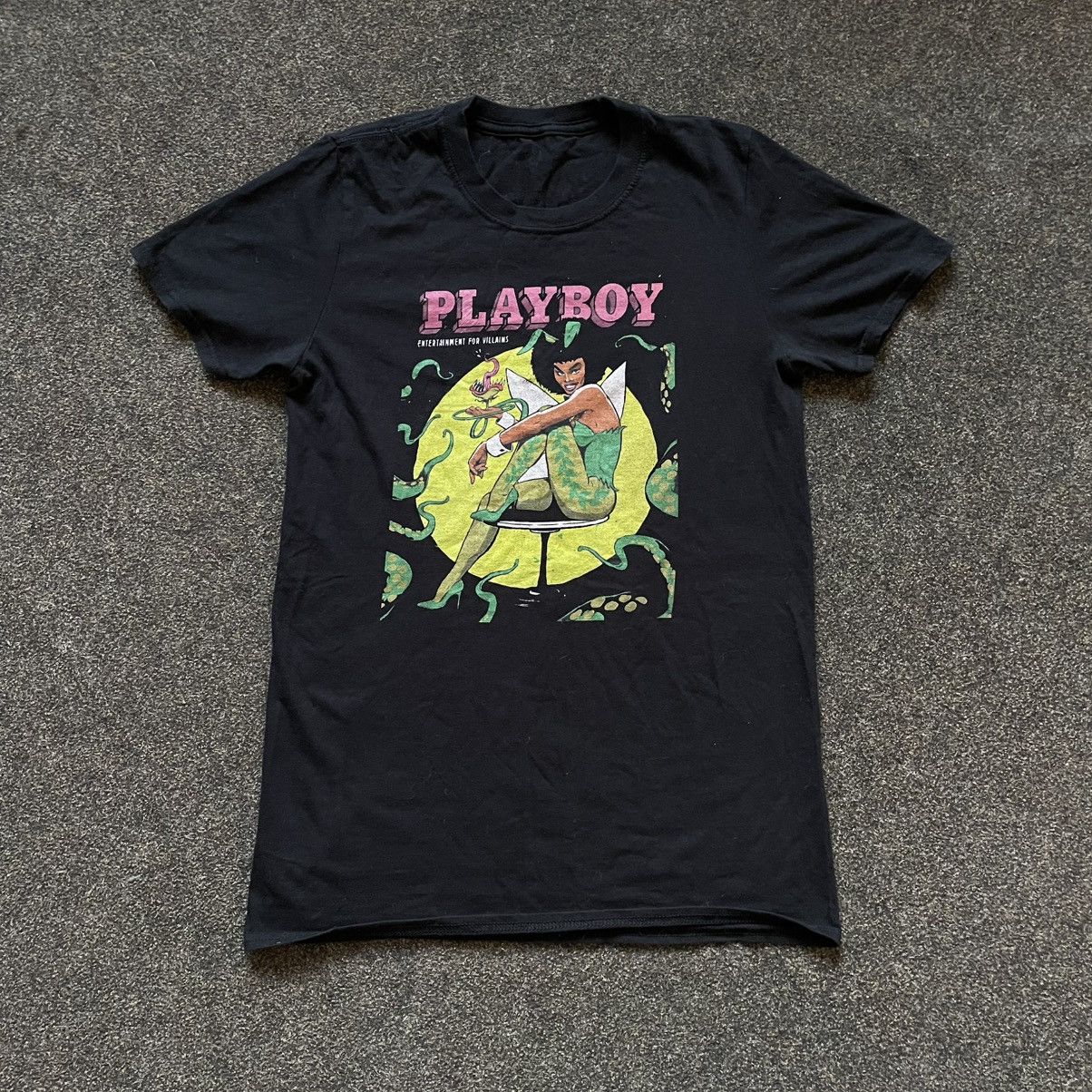 Vintage Vintage Y2K Playboy Graphic Tee Black Sun Faded Boxy Swag S Size US S / EU 44-46 / 1 - 1 Thumbnail