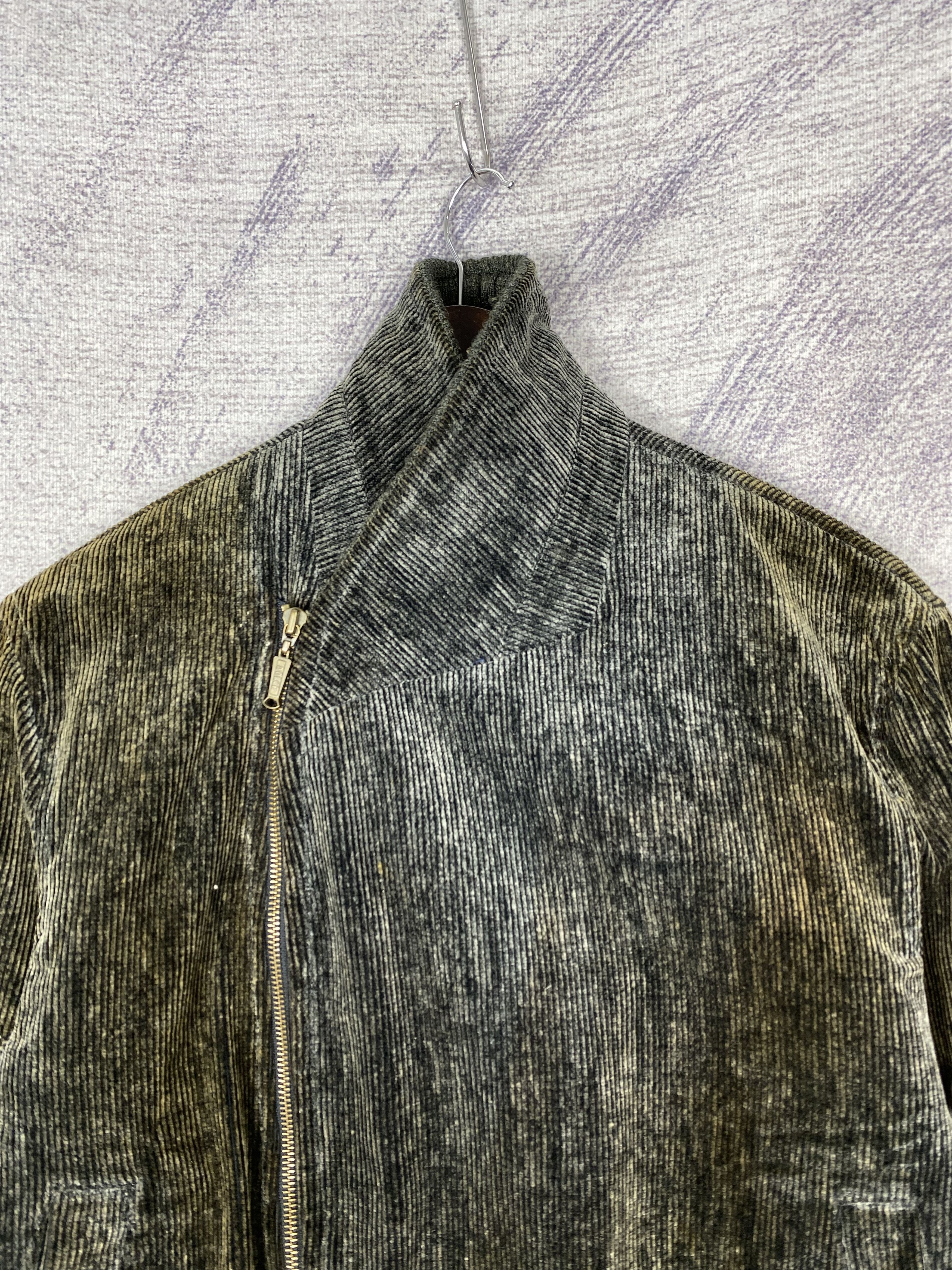 Japanese Brand Vintage Dolce Quilted Lining Right Zipper Seersucker Jacket Size US S / EU 44-46 / 1 - 2 Thumbnail